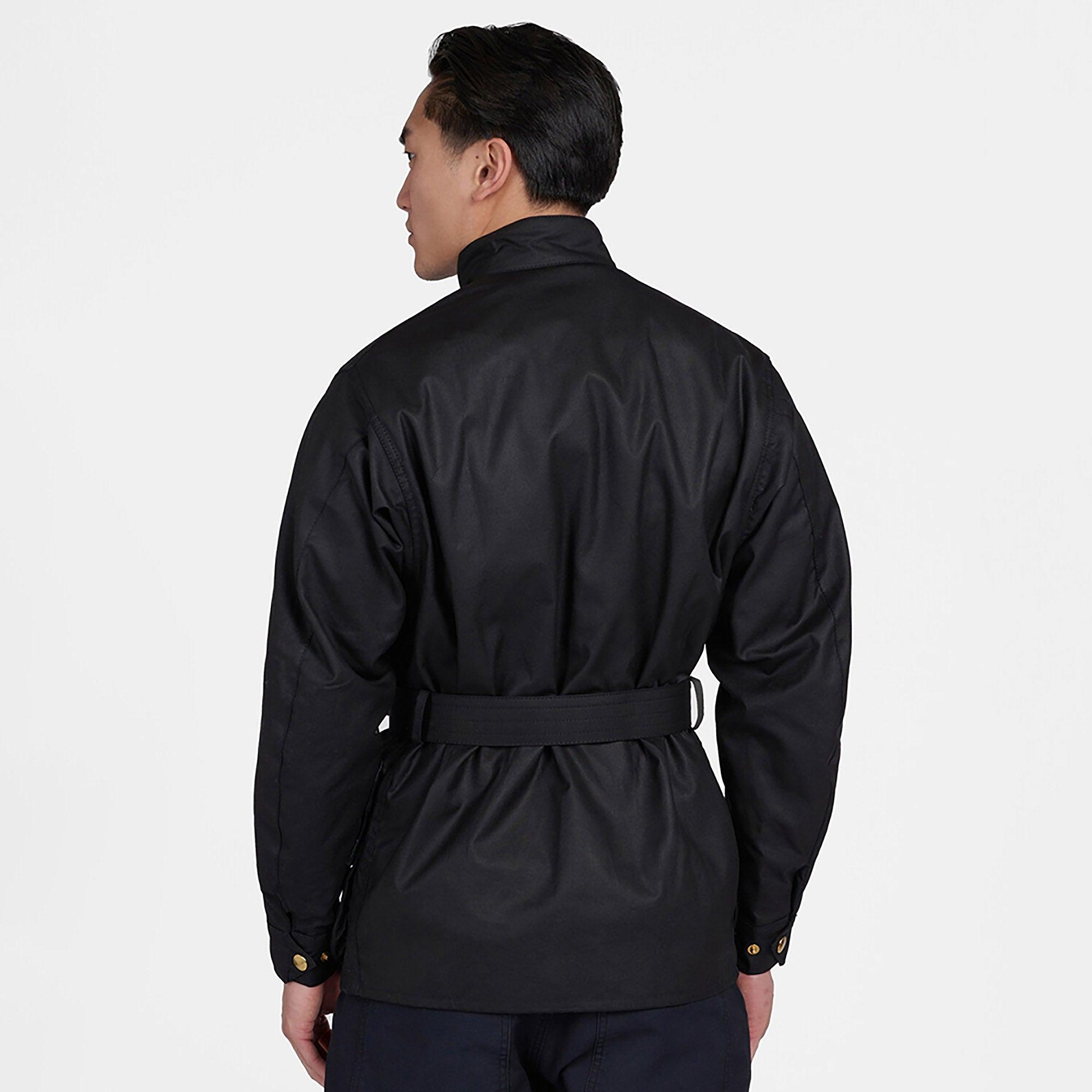 Product image 4 of 9 of Barbour International Men's Original Waxed Jacket - Black