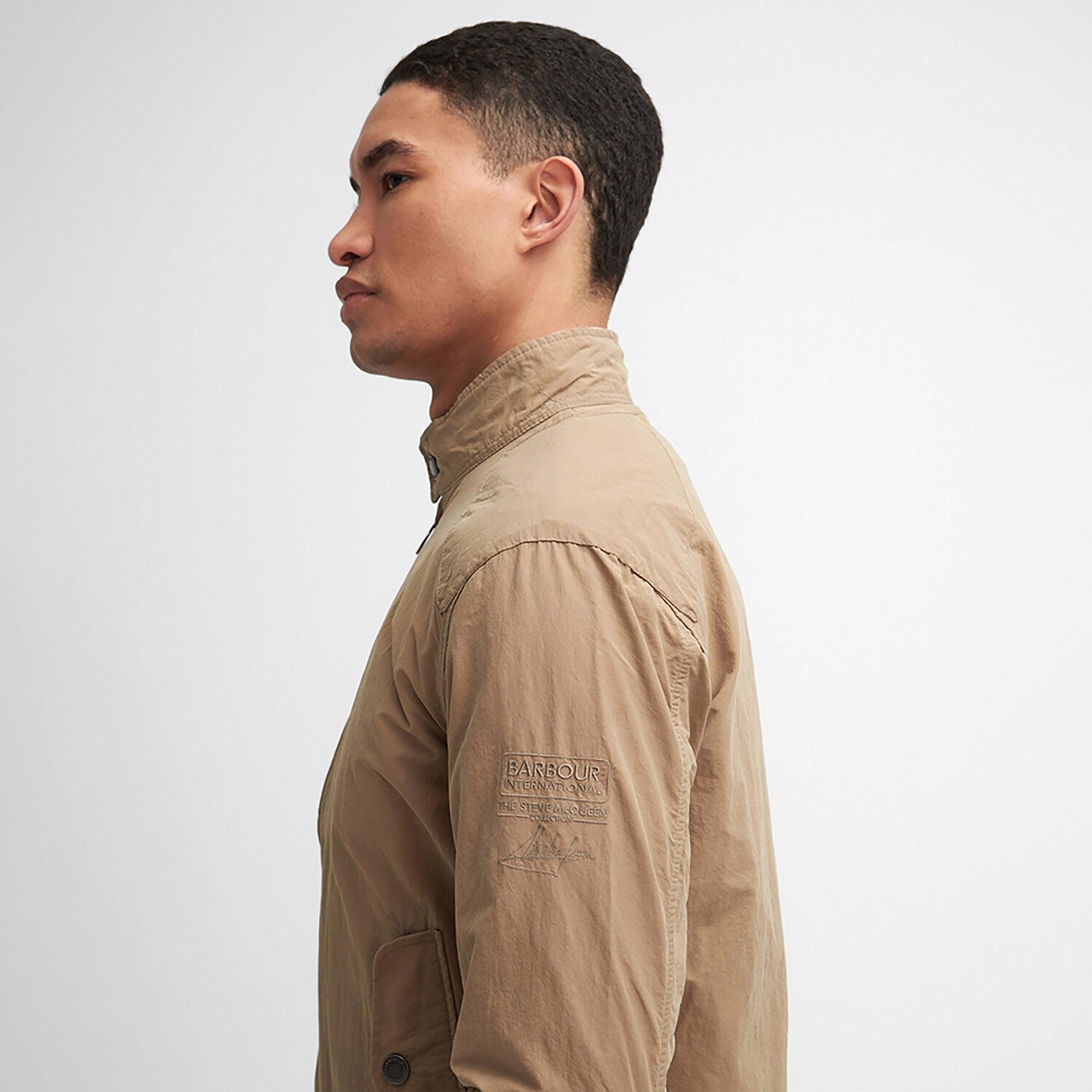 Product image 6 of 7 of Barbour International Men's Rectifier Harrington Jacket - Military Brown