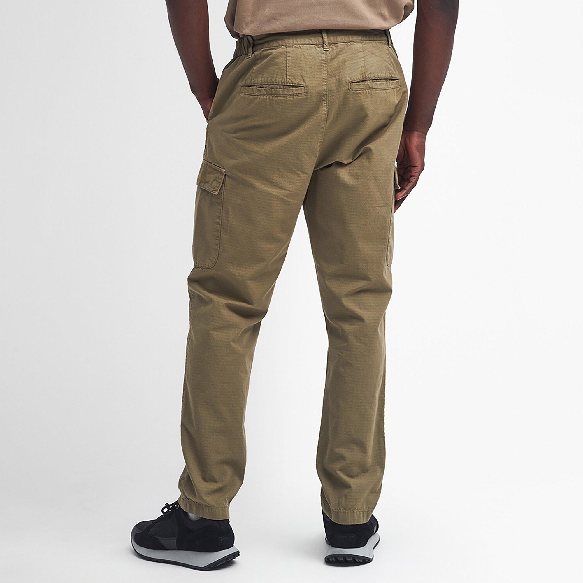 Product image 4 of 6 of Barbour International Men's Ripstop Cargo Trousers - Bleached Olive