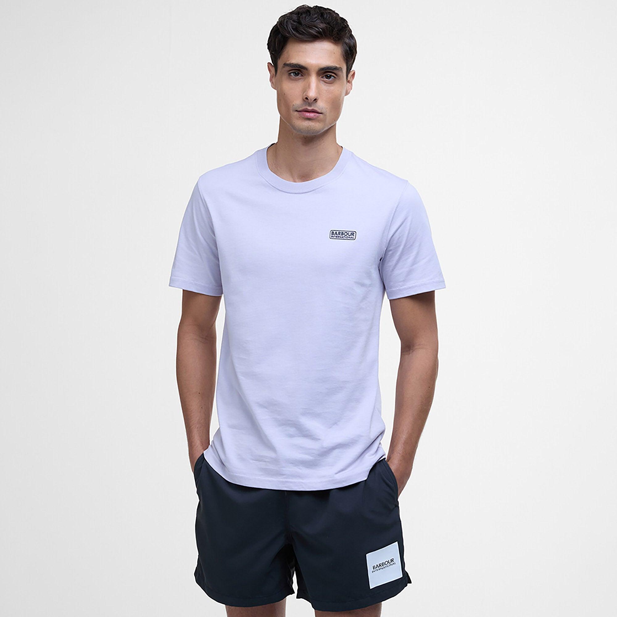 Product image 2 of 6 of Barbour International Men's Small Logo T-Shirt - Thistle