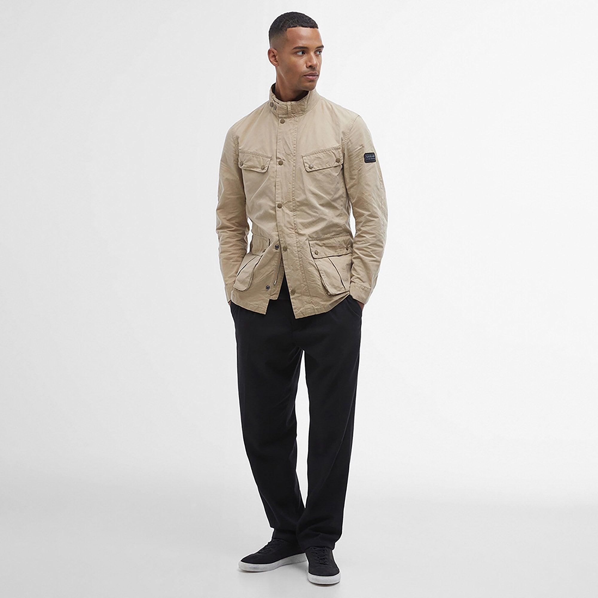 Product image 3 of 7 of Barbour International Men's Summer Wash Duke Jacket - Beige