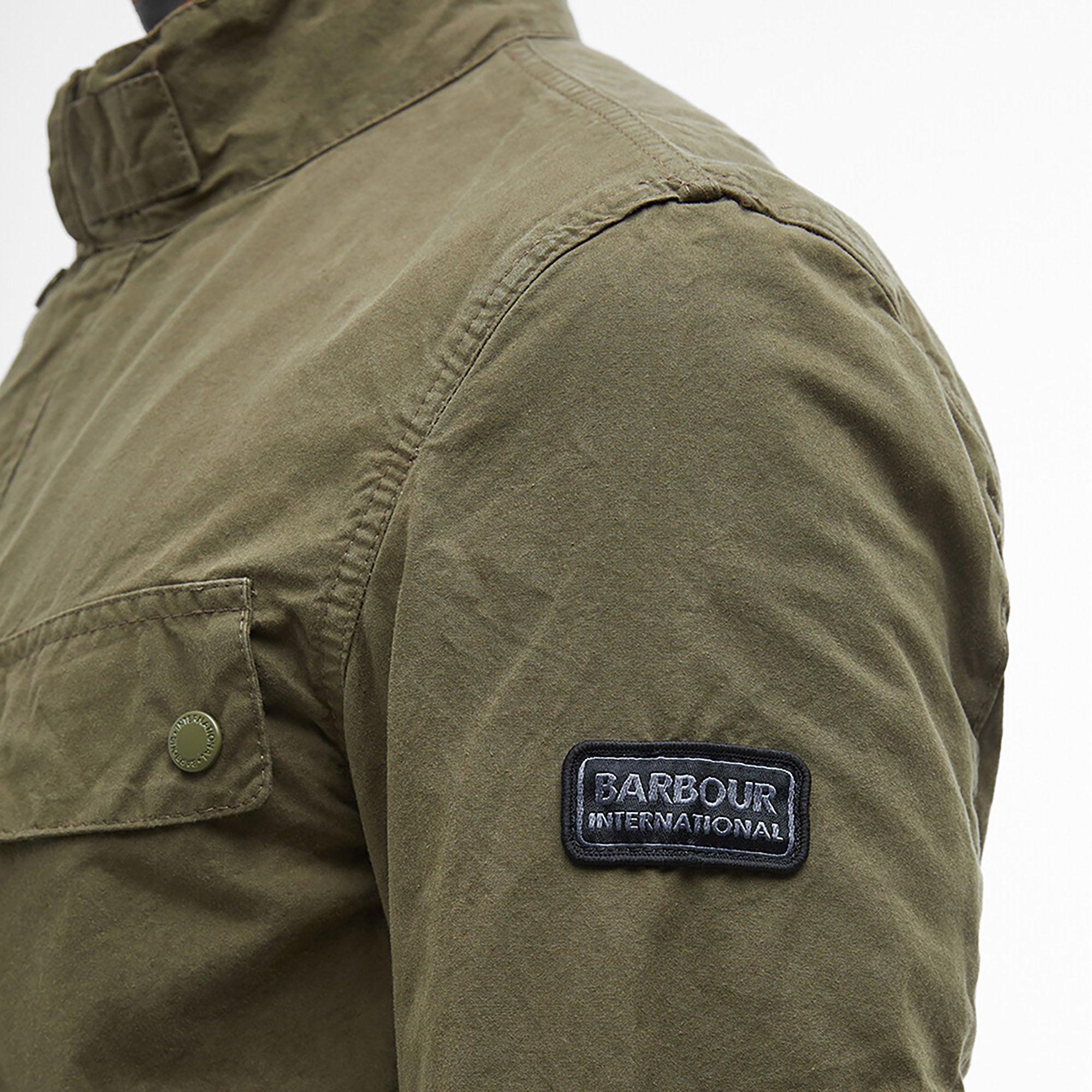 Product image 6 of 6 of Barbour International Men's Summer Wash Duke Jacket - Dusky Green