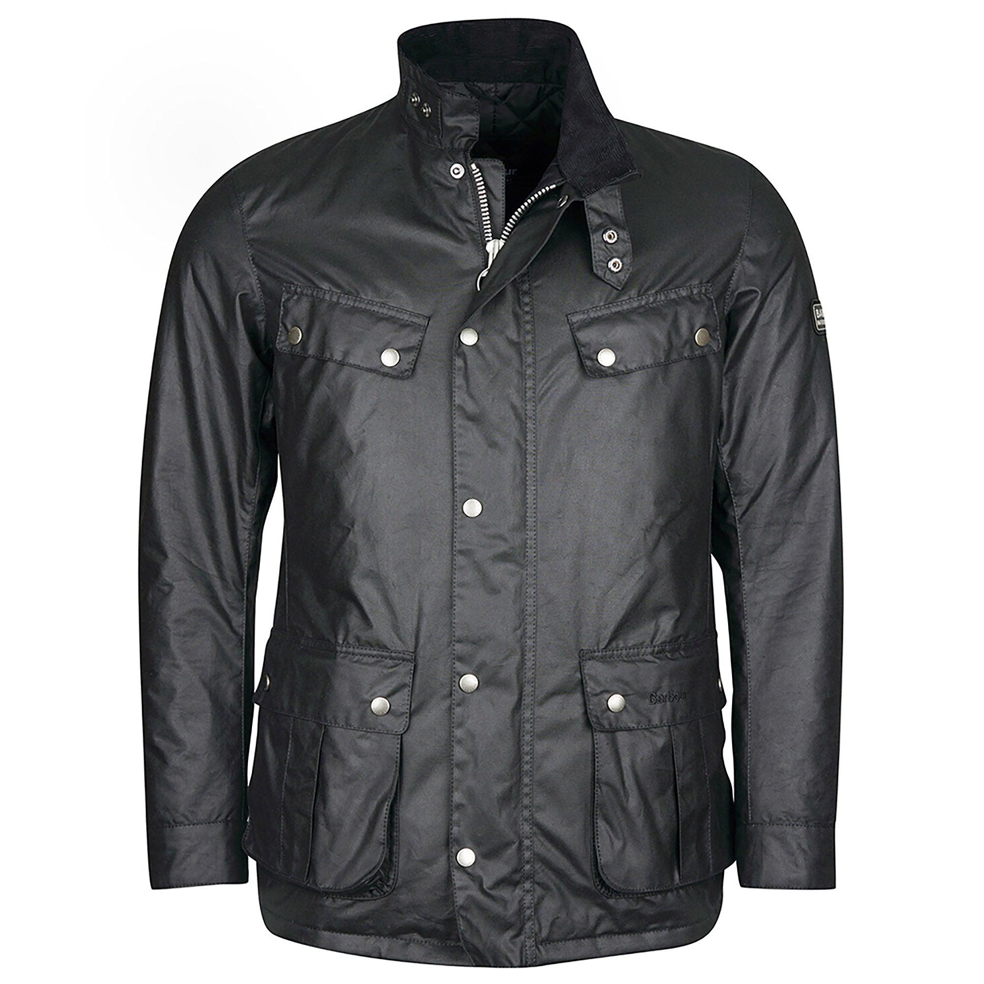 Product image 1 of 7 of Barbour International Men's Tourer Duke Wax Jacket - Black