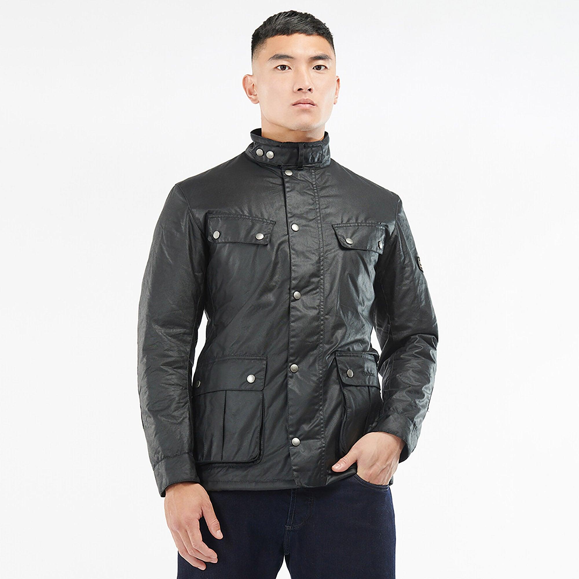 Product image 2 of 7 of Barbour International Men's Tourer Duke Wax Jacket - Black