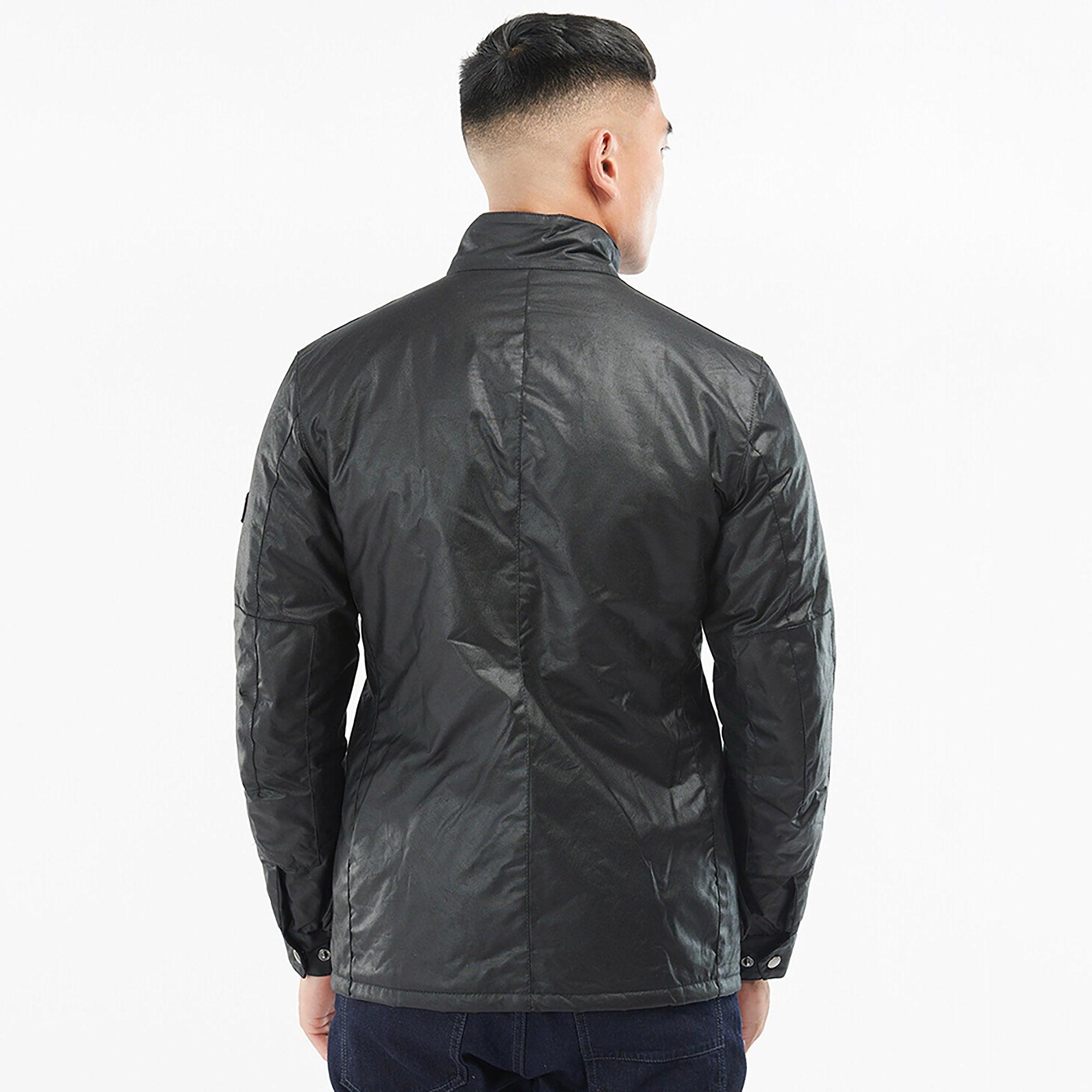 Product image 4 of 7 of Barbour International Men's Tourer Duke Wax Jacket - Black