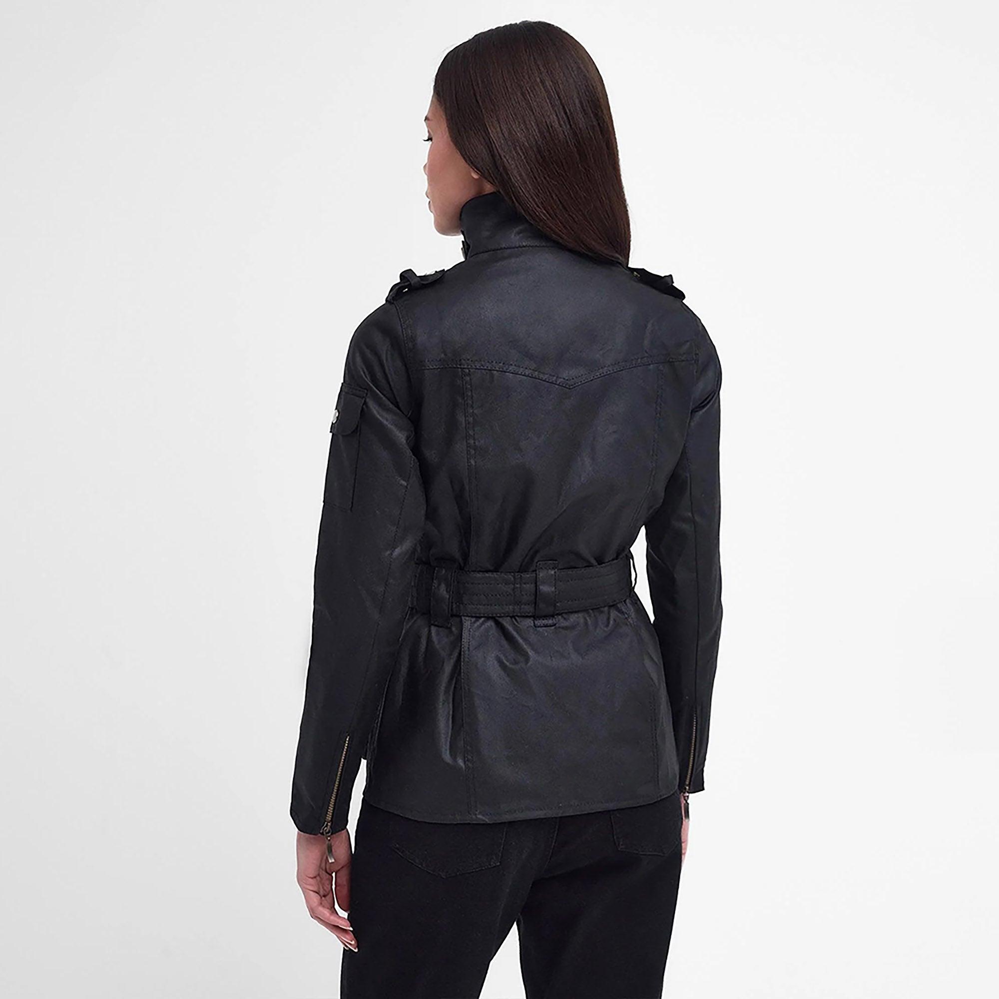 Product image 4 of 11 of Barbour International Women's International Wax Jacket - Black