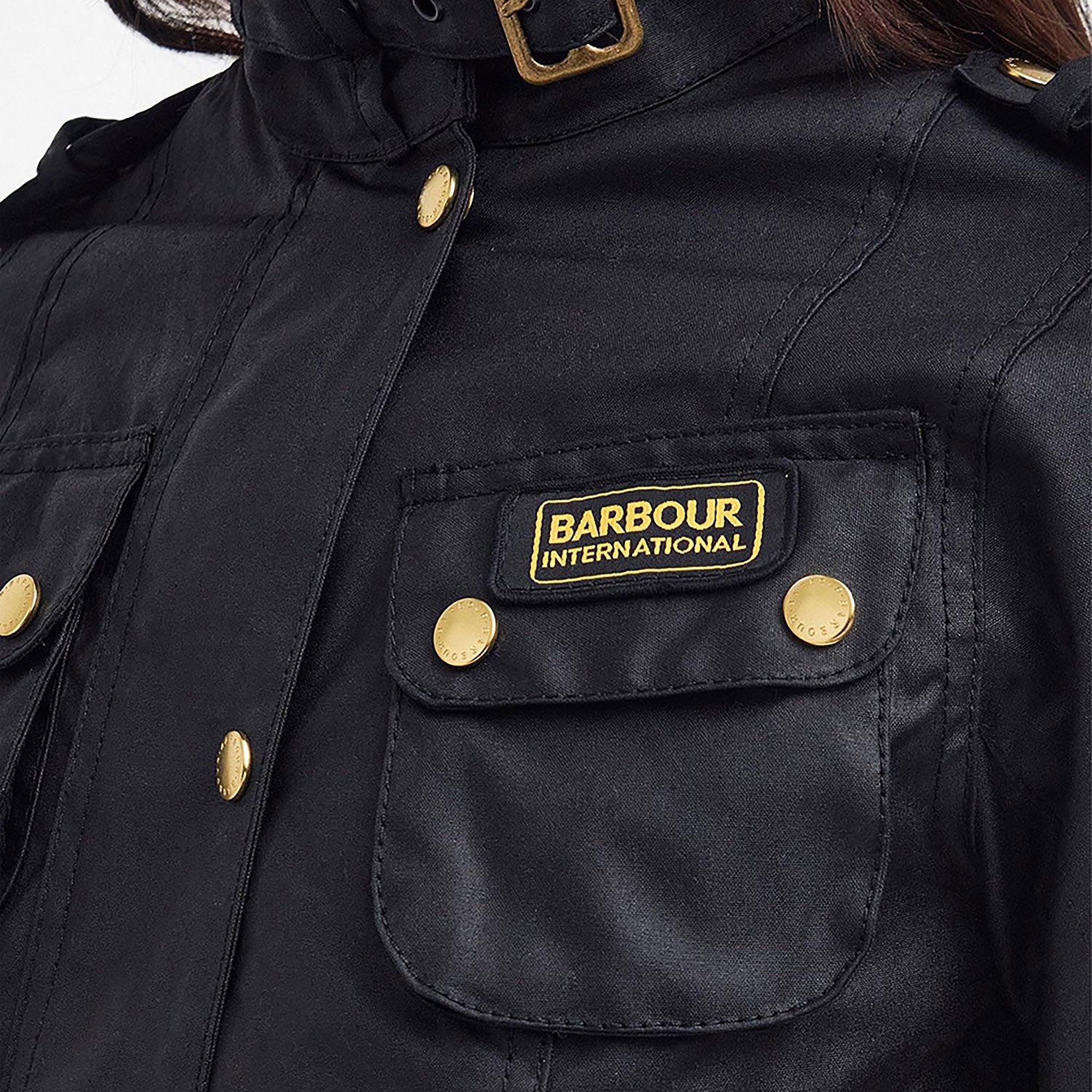 Product image 7 of 11 of Barbour International Women's International Wax Jacket - Black