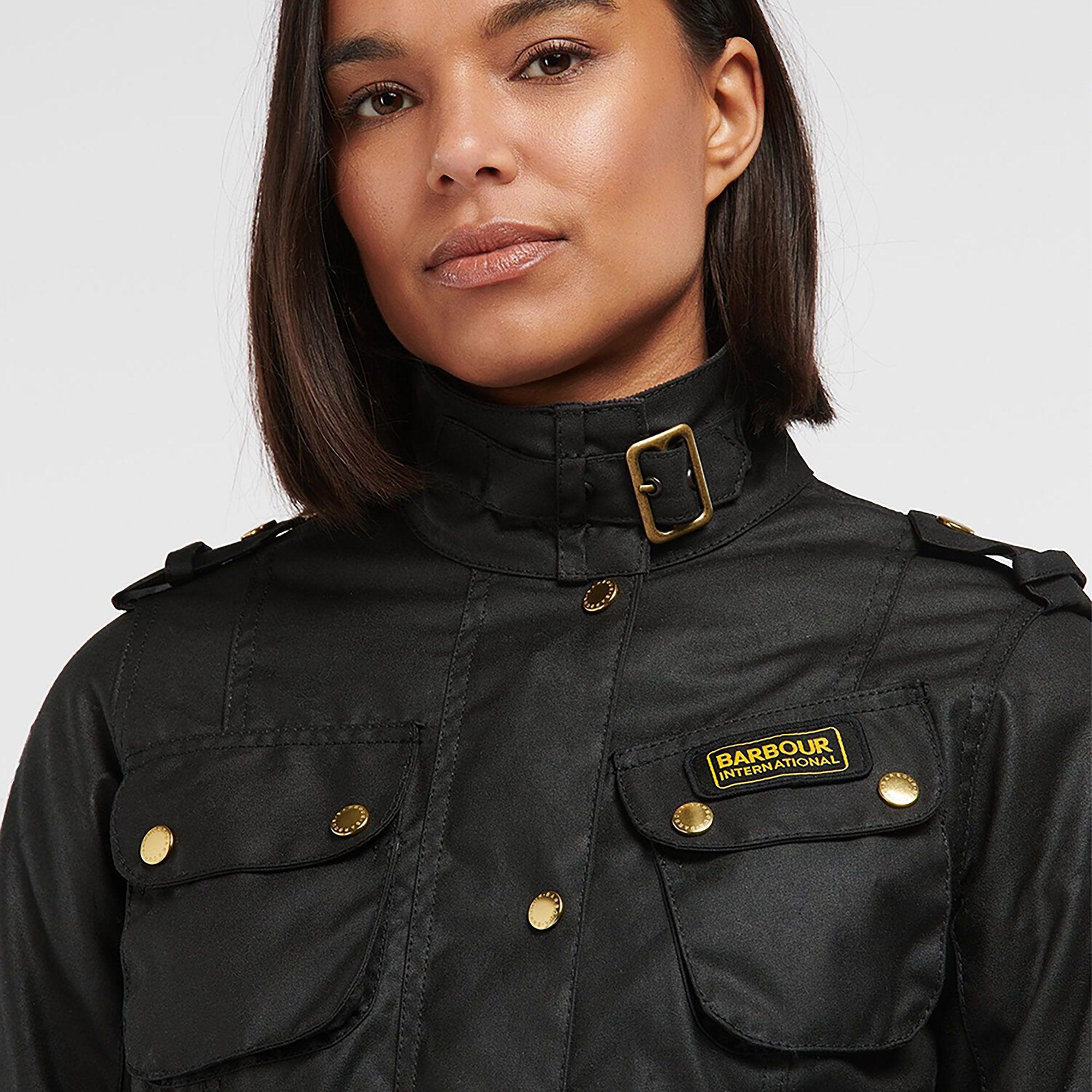 Product image 8 of 11 of Barbour International Women's International Wax Jacket - Black