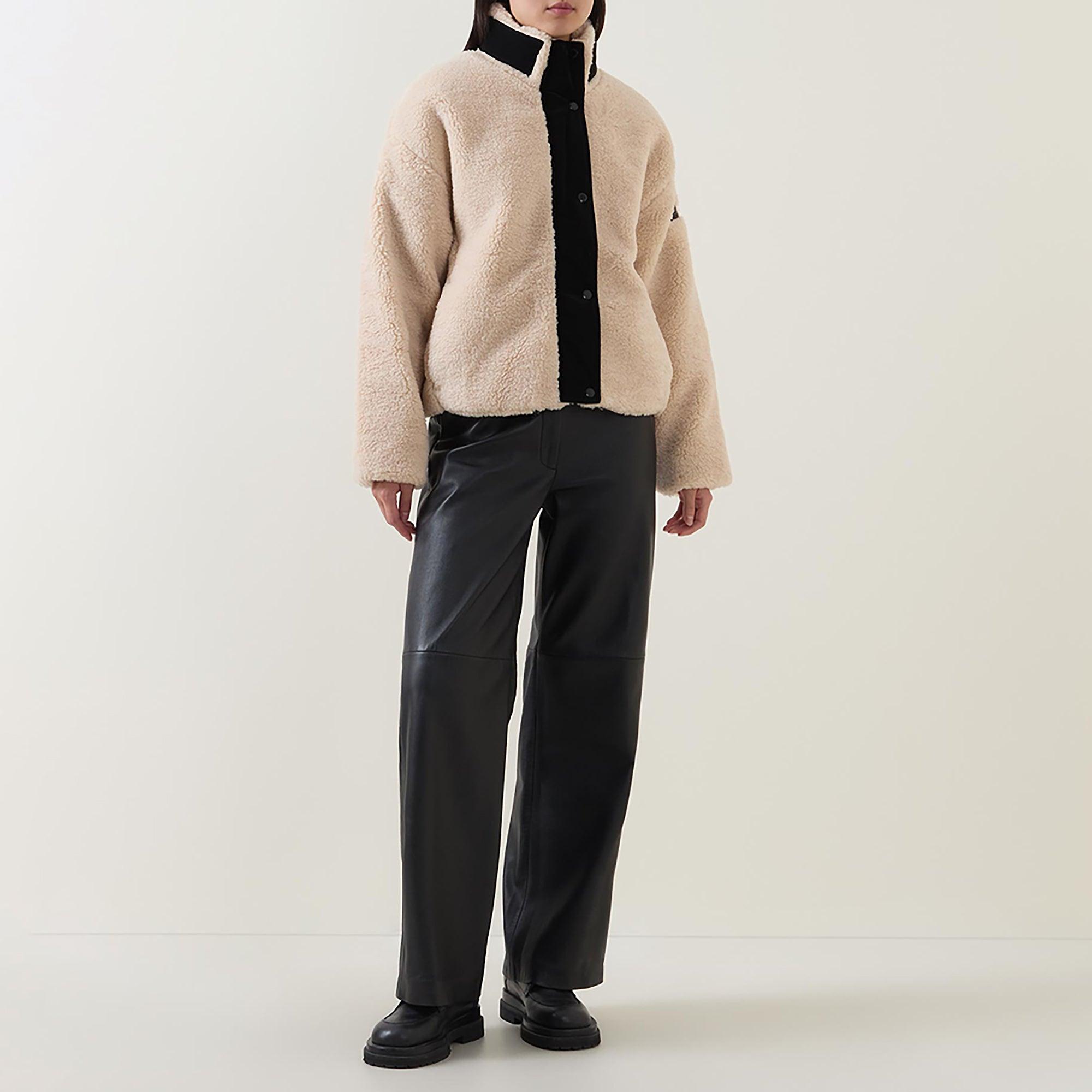 Product image 3 of 5 of Barbour International Women's Palma Fleece - Jasmine/Black