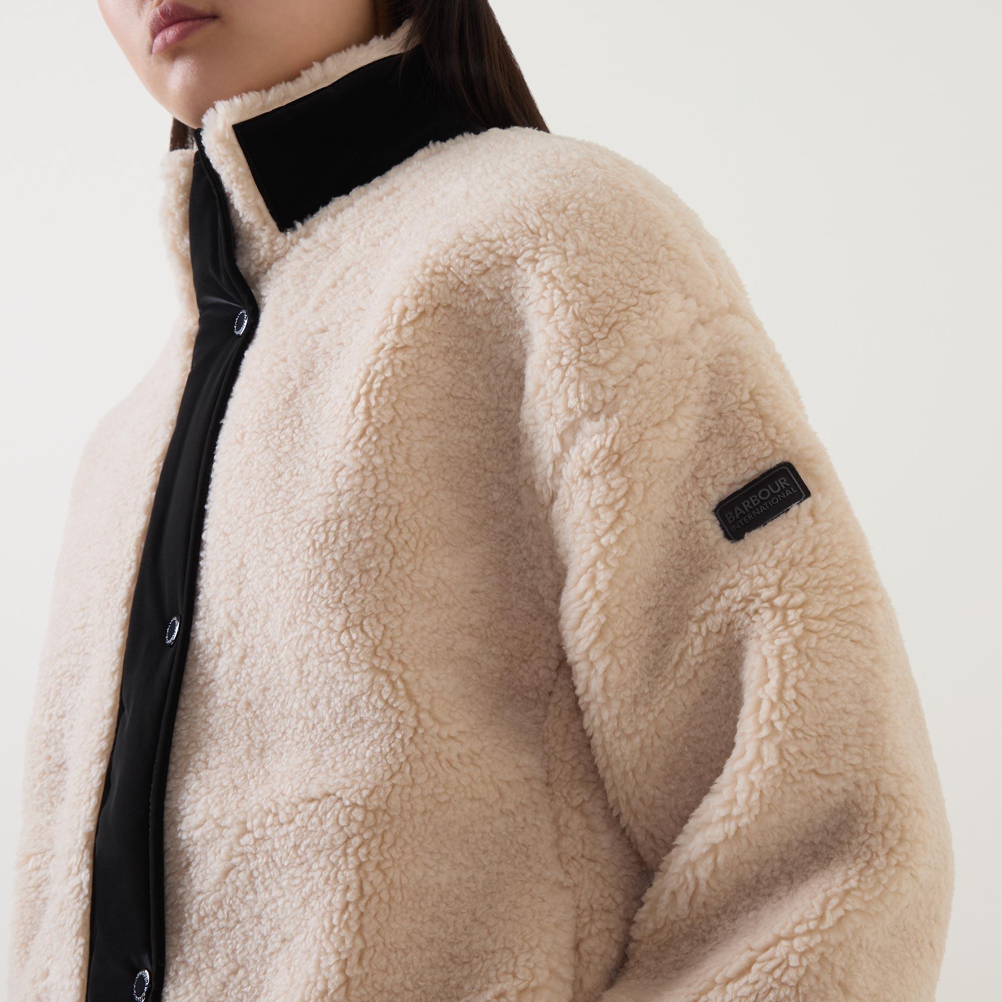 Product image 5 of 5 of Barbour International Women's Palma Fleece - Jasmine/Black