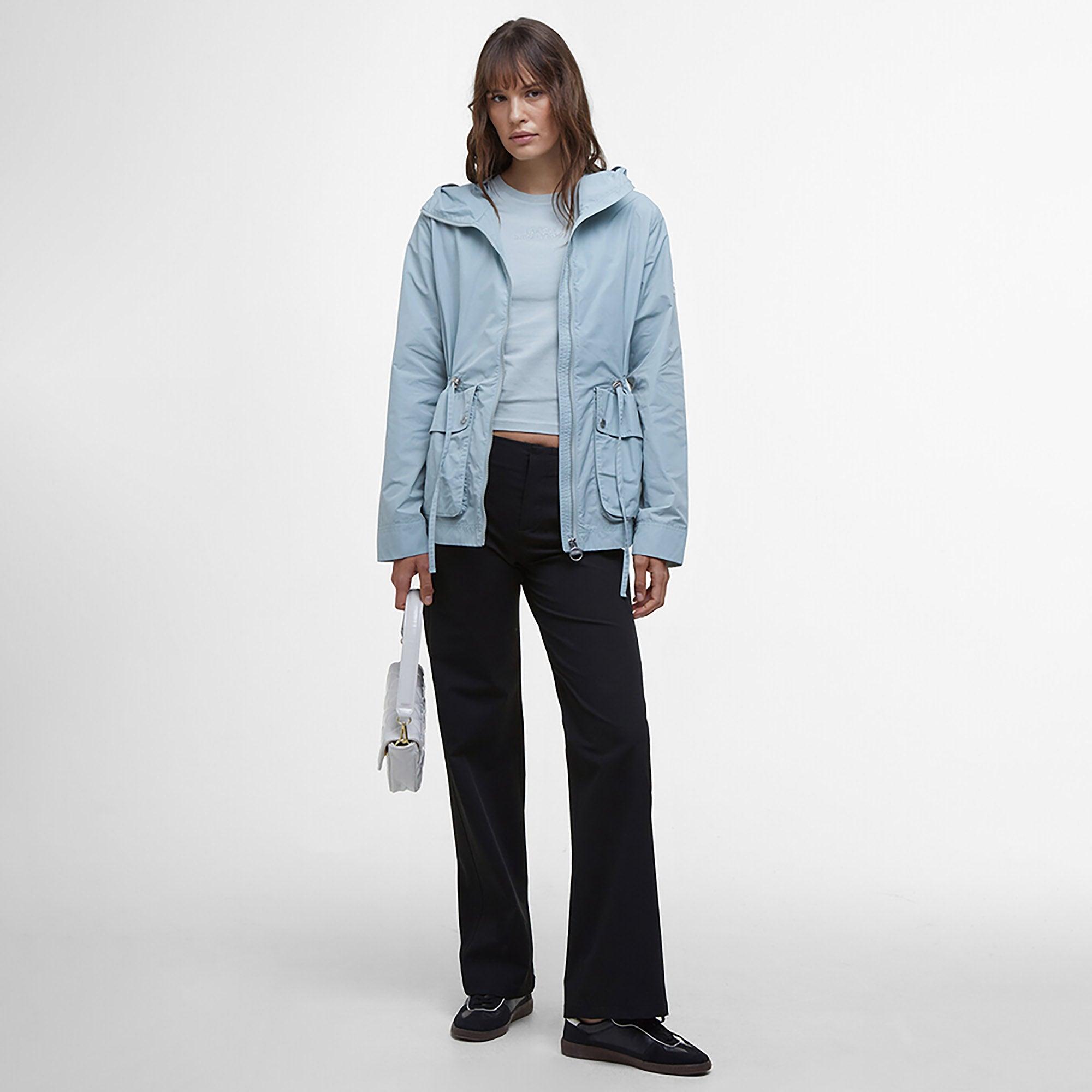 Product image 3 of 7 of Barbour International Women's Piper Showerproof Jacket - Light Steel Blue