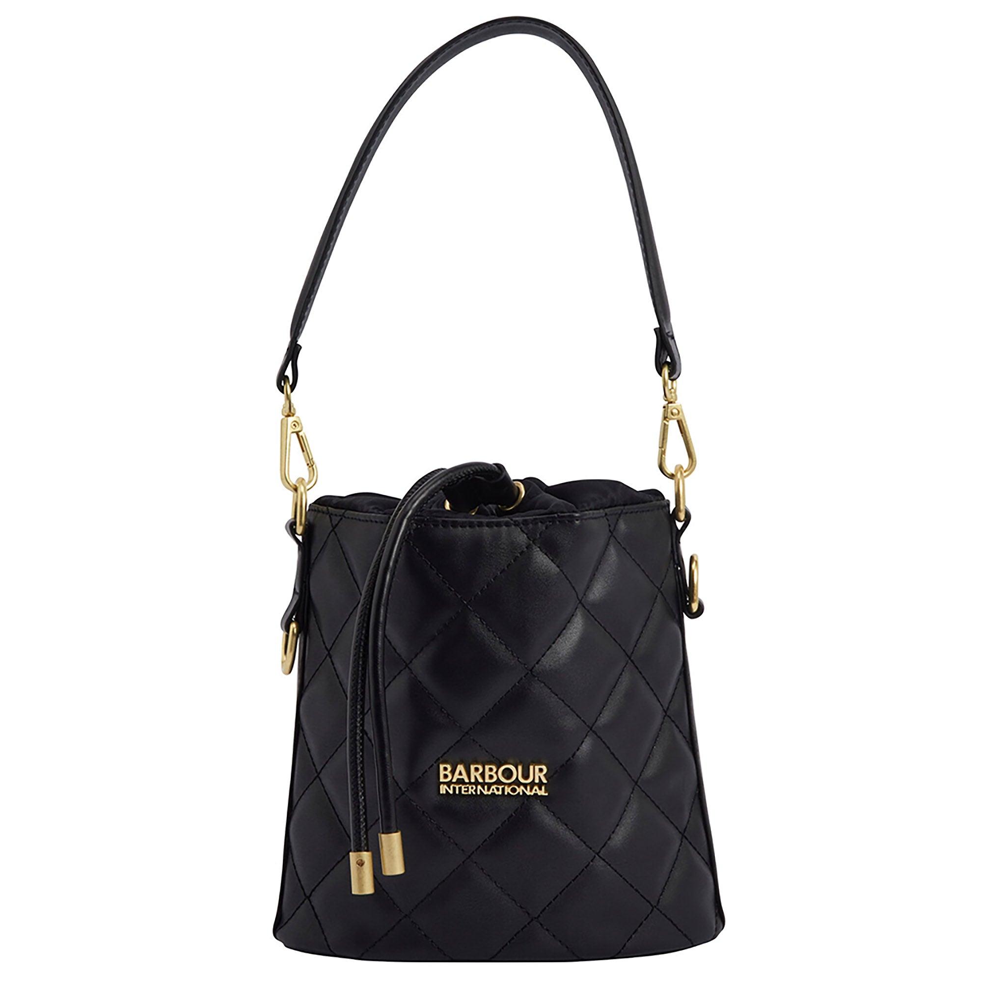 Product image 1 of 7 of Barbour International Women's Quilted Mini Balham Tote Bag - Black