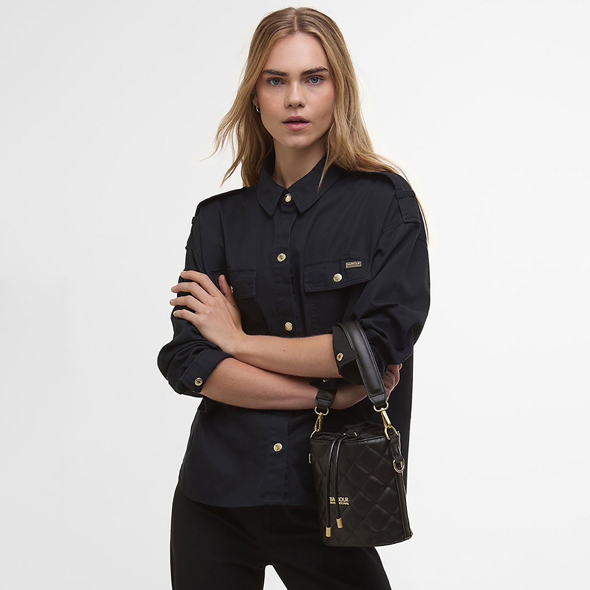 Product image 2 of 7 of Barbour International Women's Quilted Mini Balham Tote Bag - Black