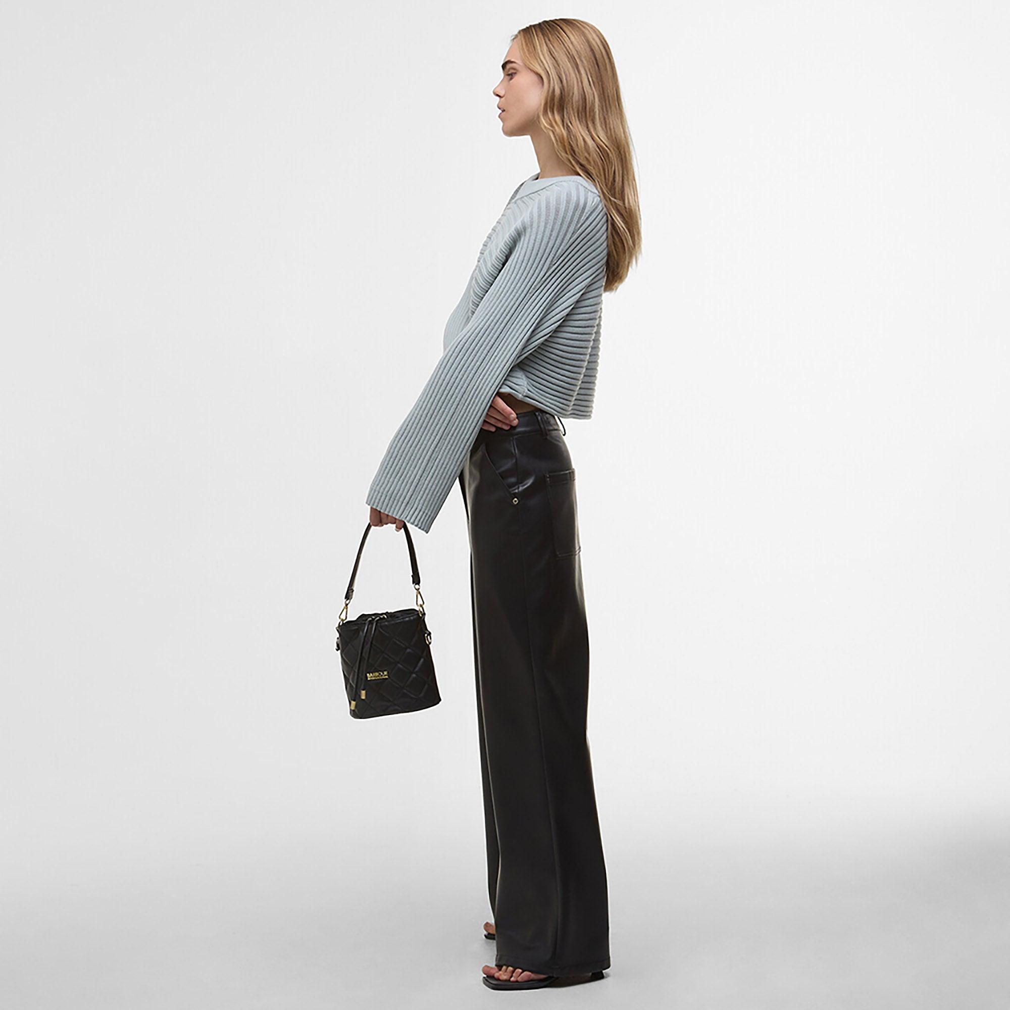 Product image 3 of 7 of Barbour International Women's Zola Knitted Jumper - Light Steel Blue