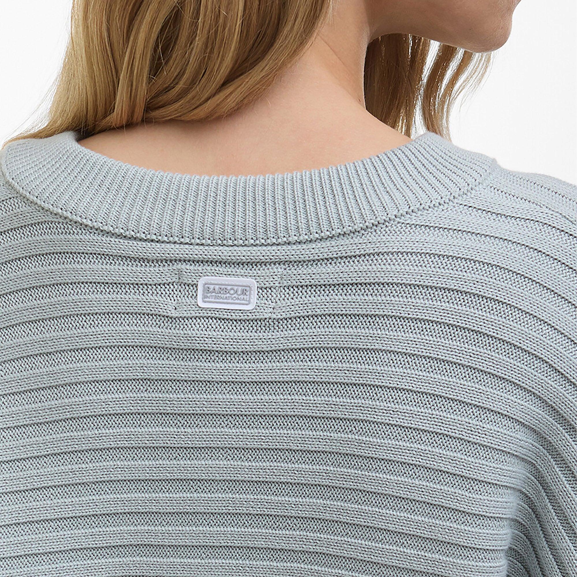 Product image 7 of 7 of Barbour International Women's Zola Knitted Jumper - Light Steel Blue