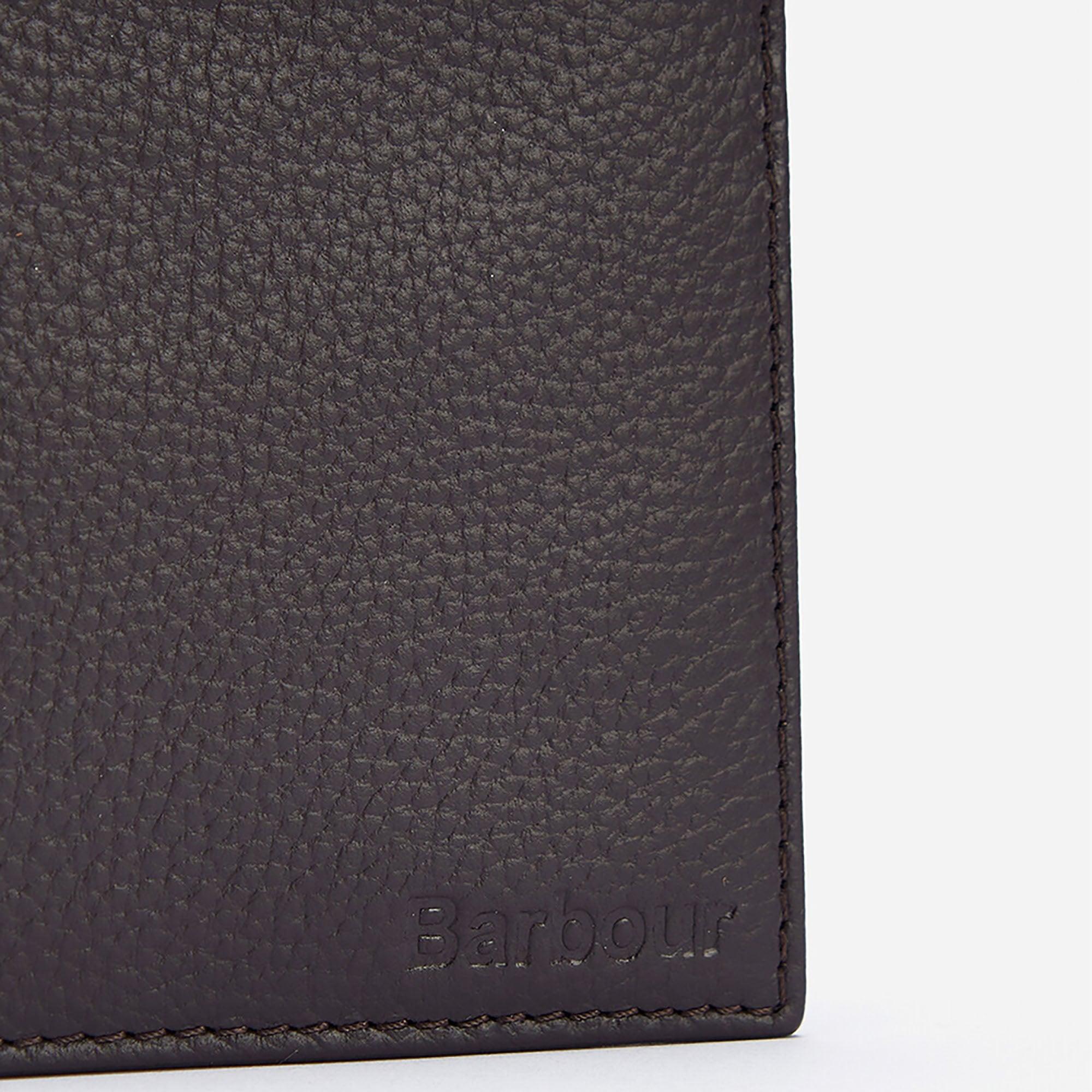 Product image 5 of 5 of Barbour Men's Amble Leather Billfold Wallet - Dark Brown