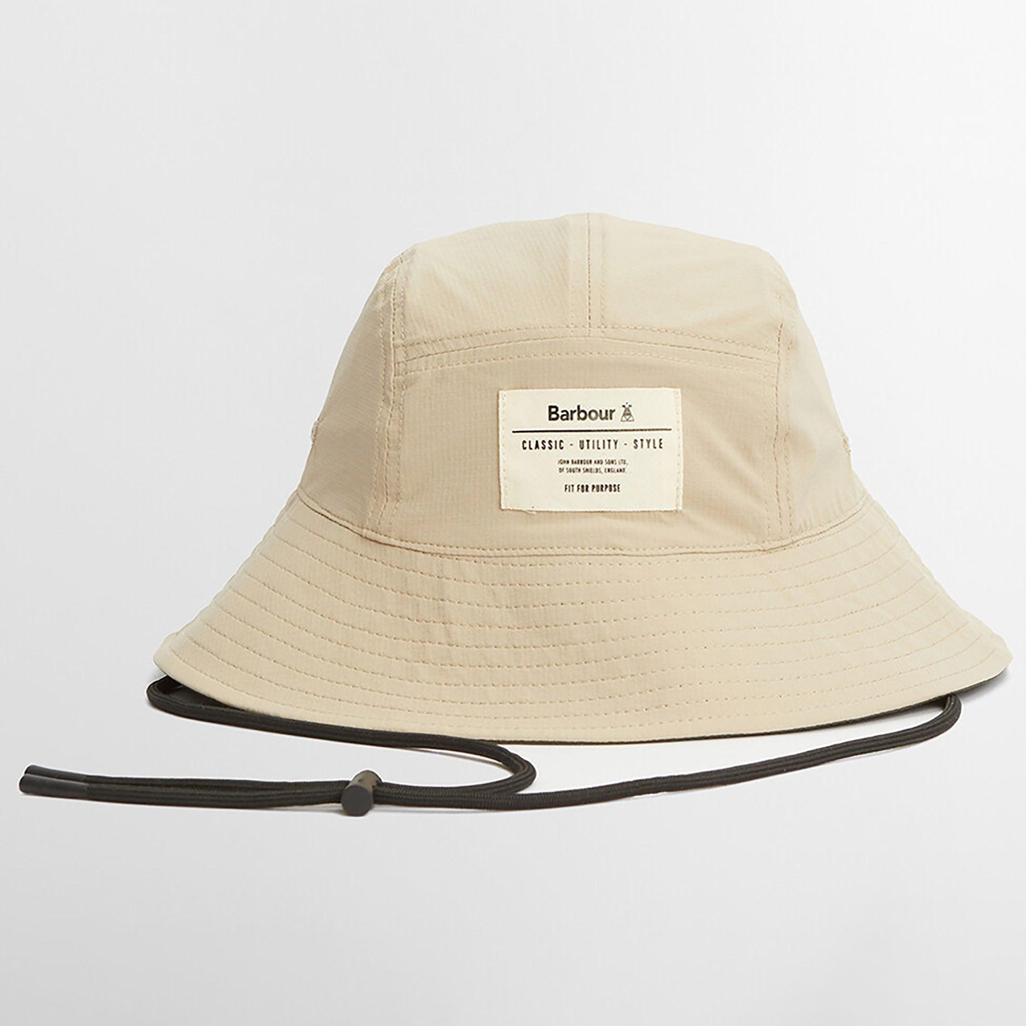Product image 3 of 9 of Barbour Men's Bidlam Showerproof Reversible Bucket Hat - Concrete/Olive