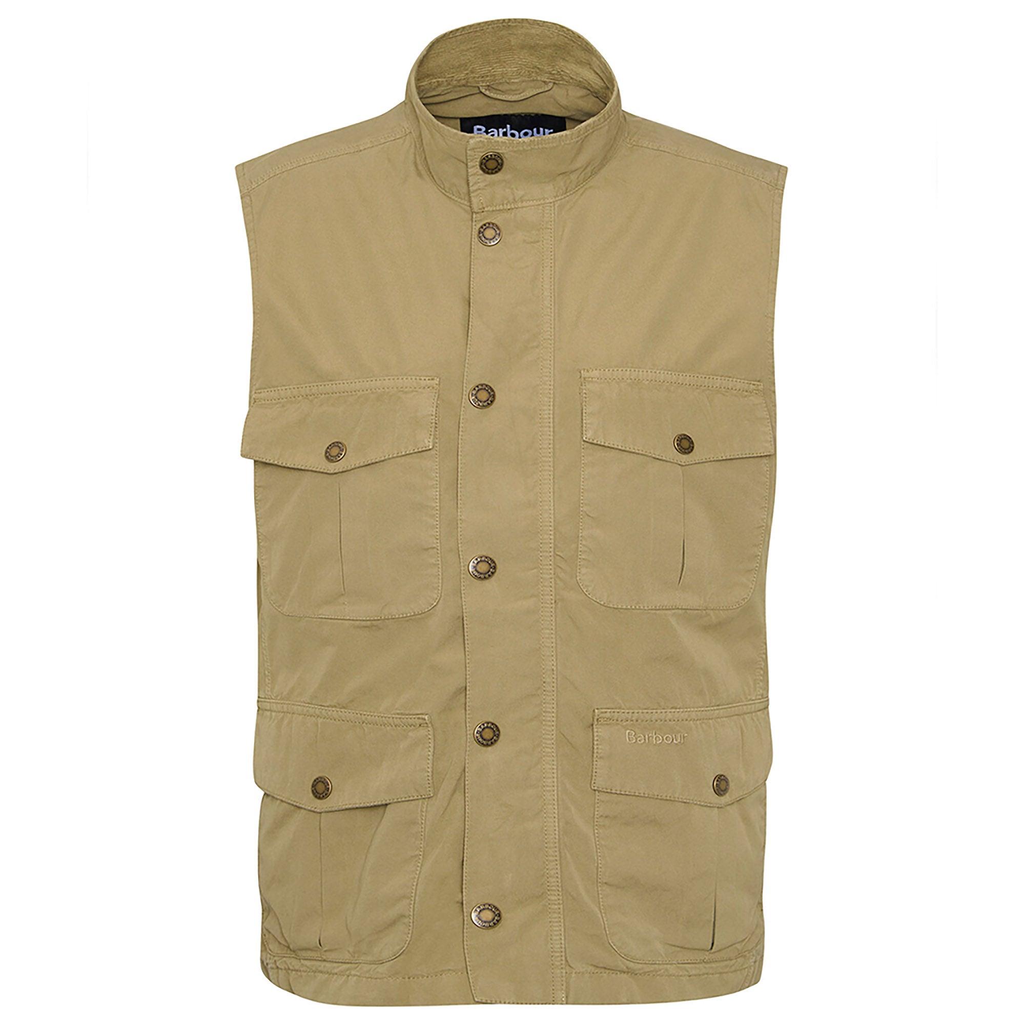 Product image 1 of 8 of Barbour Men's Casual Corbridge Gilet - Bleached Olive