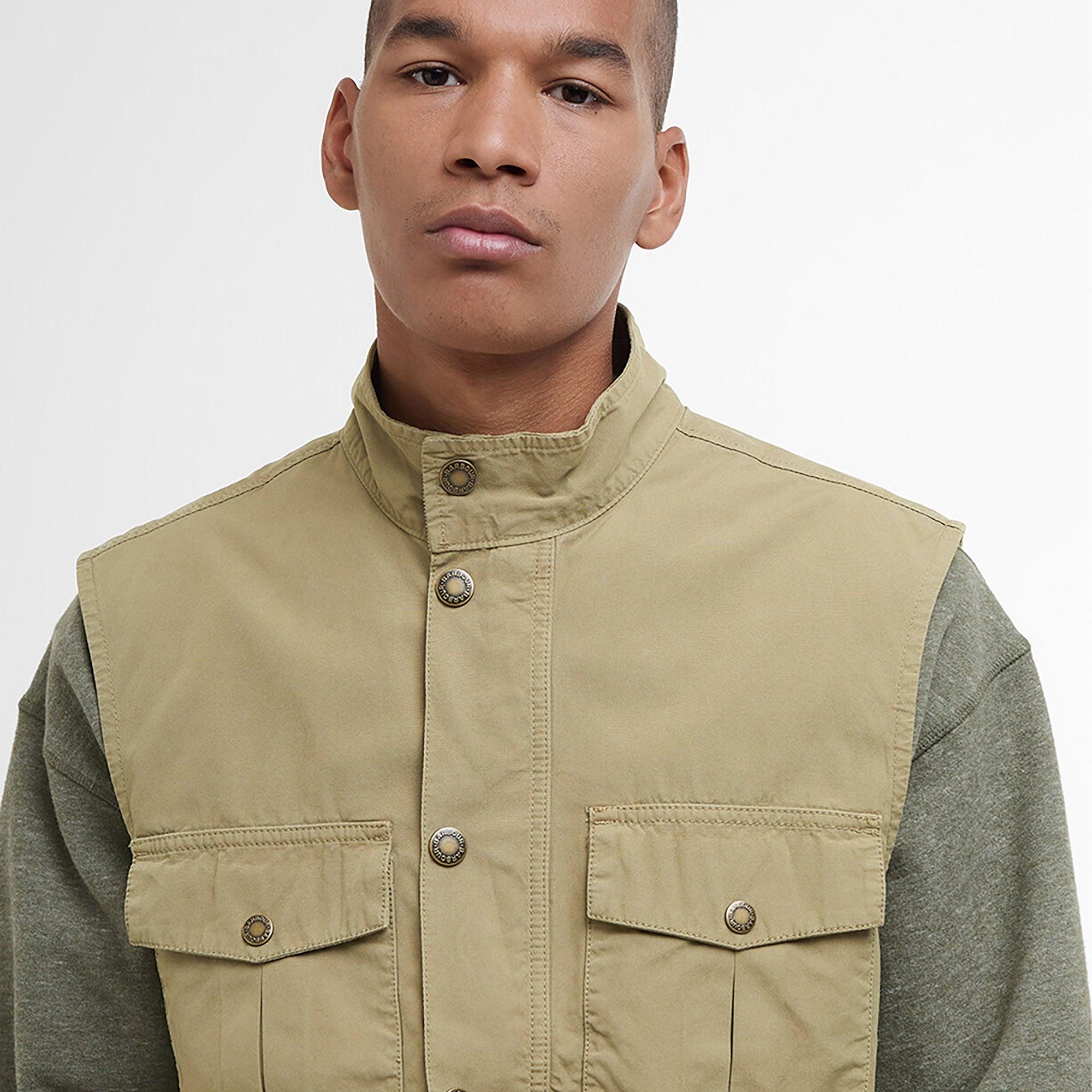 Product image 5 of 8 of Barbour Men's Casual Corbridge Gilet - Bleached Olive