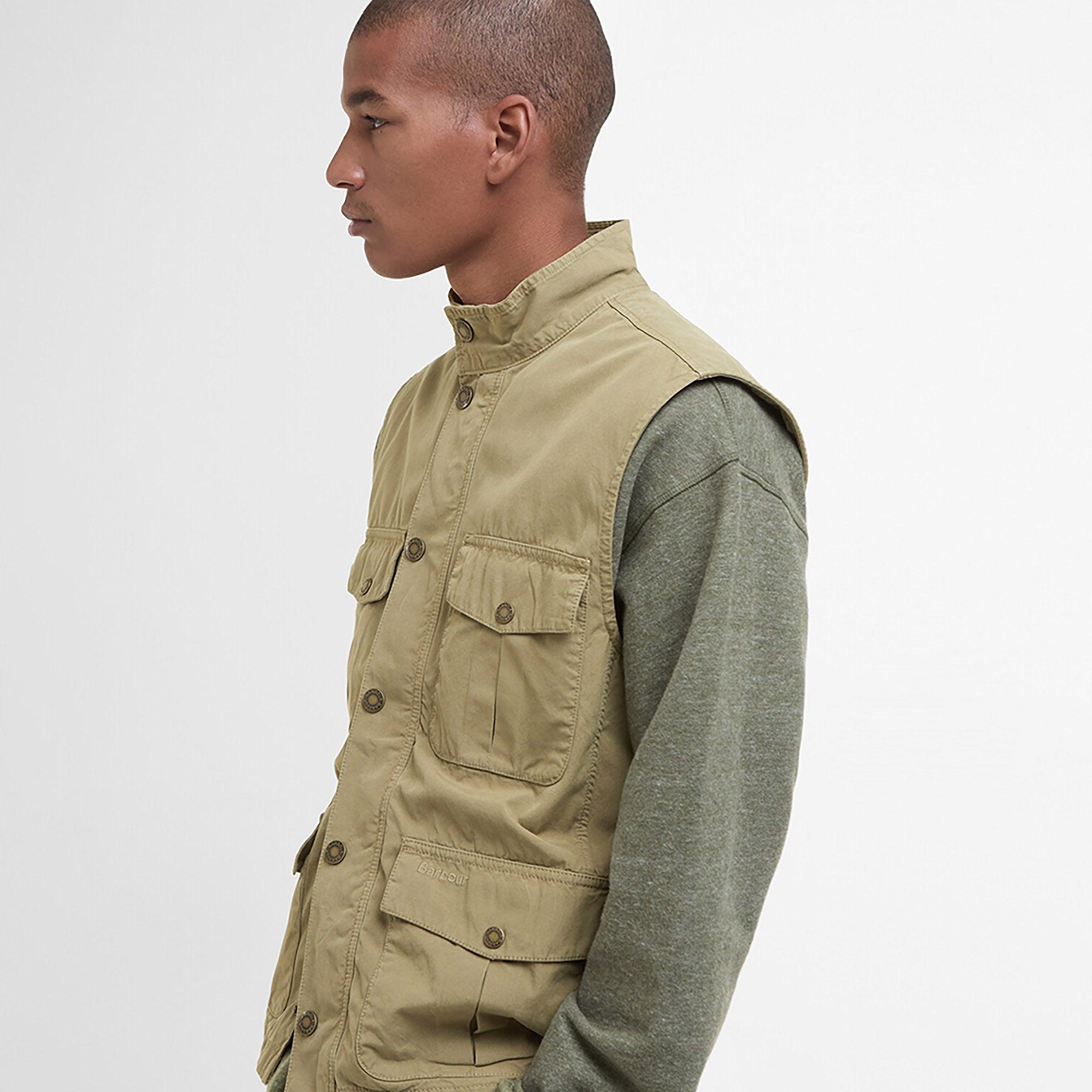 Product image 7 of 8 of Barbour Men's Casual Corbridge Gilet - Bleached Olive