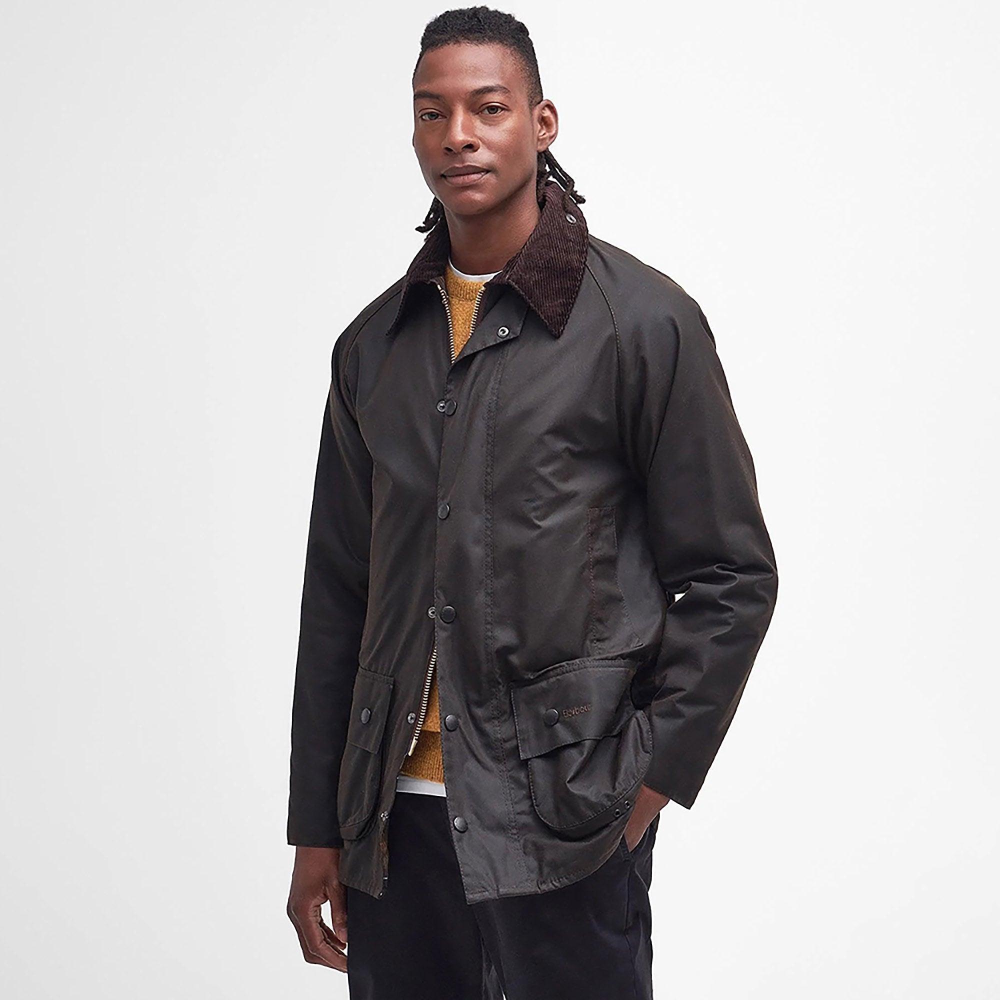 Product image 2 of 10 of Barbour Men's Classic Beaufort Waxed Jacket - Olive