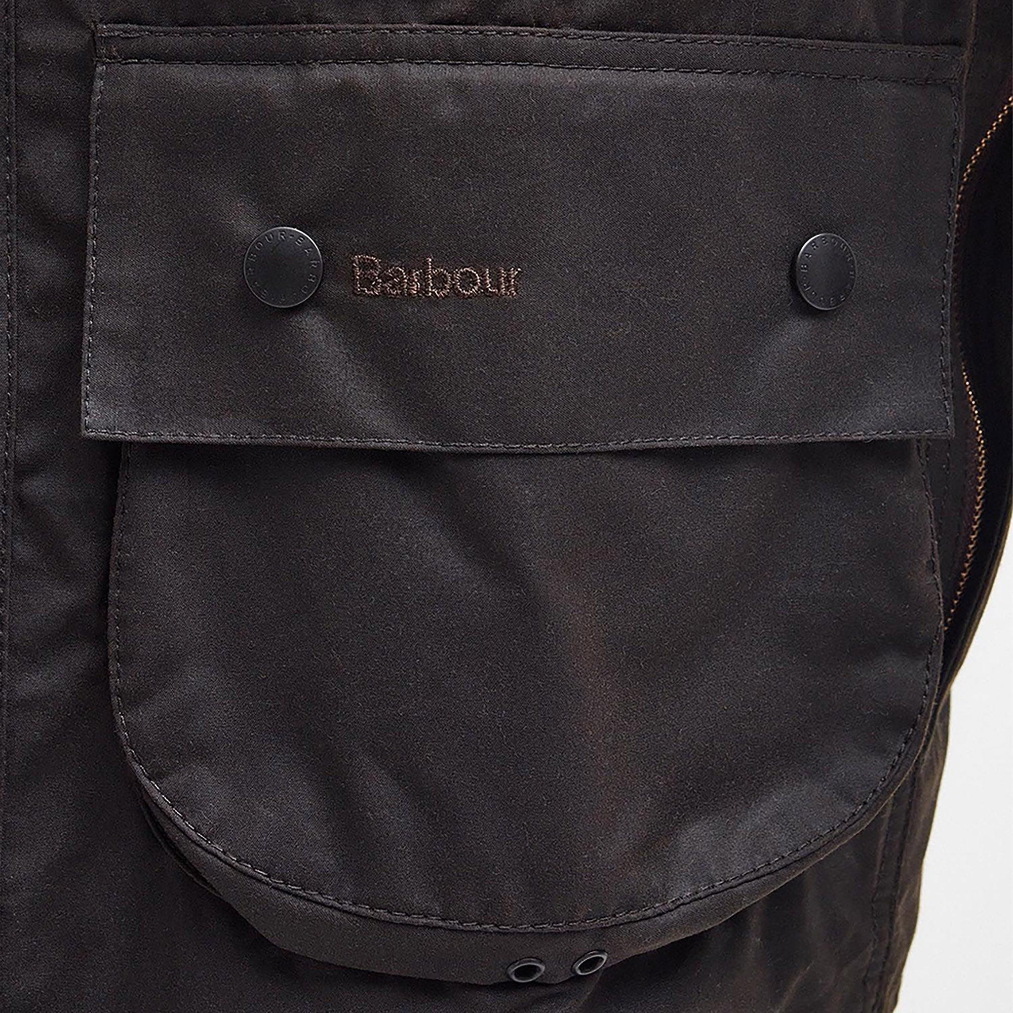 Product image 8 of 10 of Barbour Men's Classic Beaufort Waxed Jacket - Olive