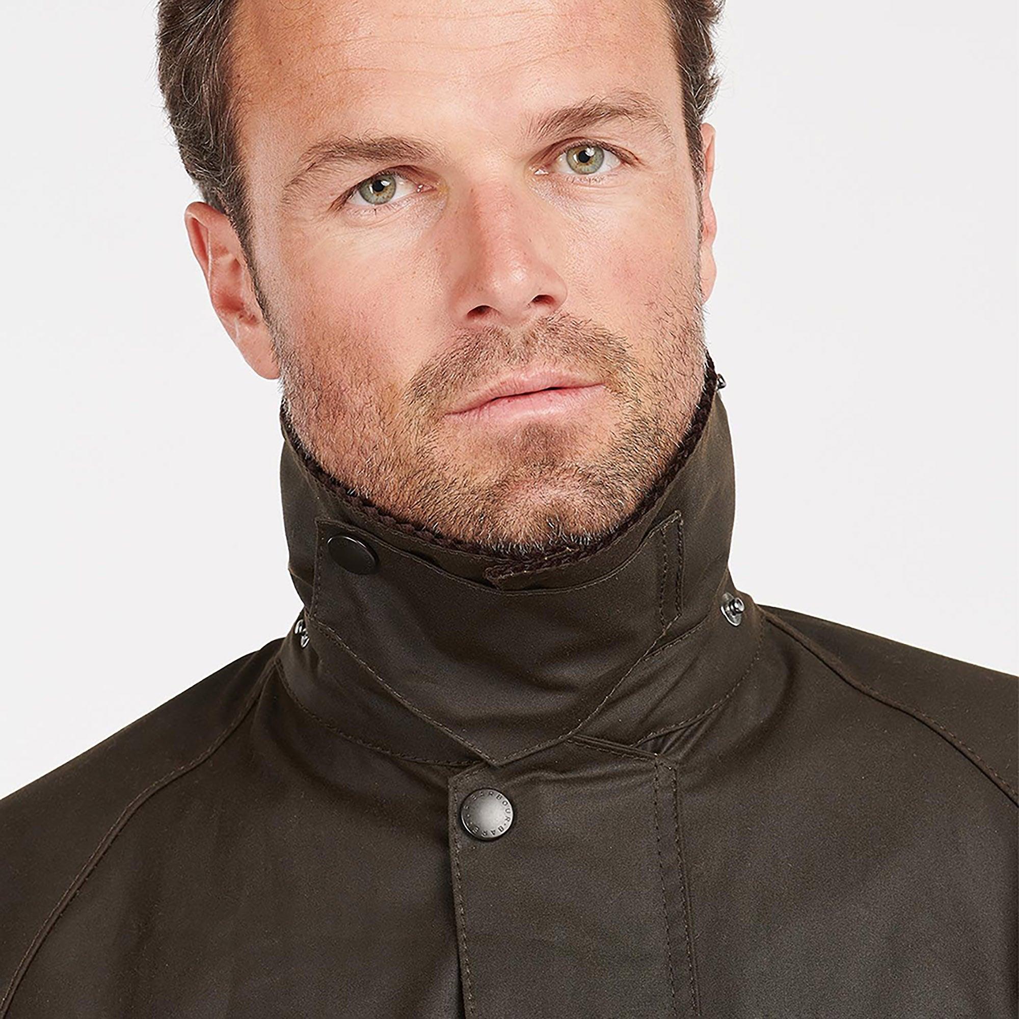 Product image 9 of 10 of Barbour Men's Classic Beaufort Waxed Jacket - Olive