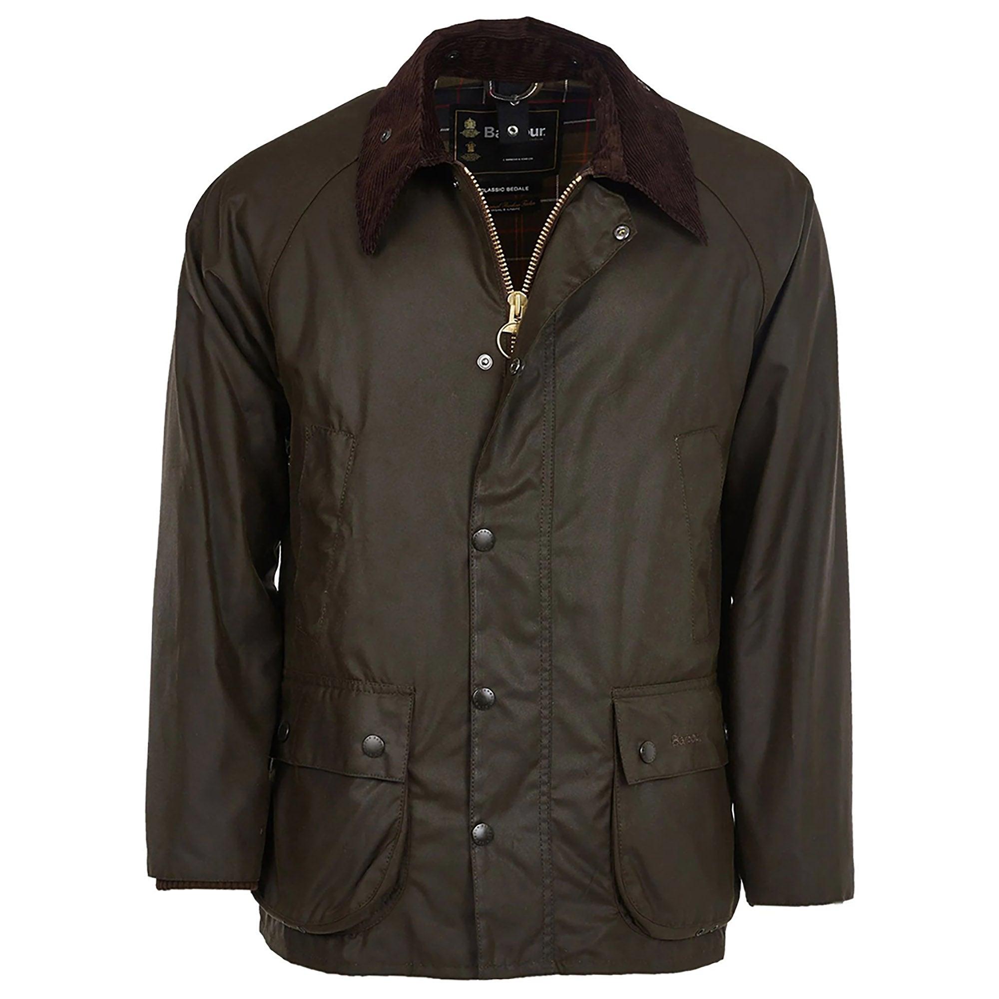 Product image 1 of 6 of Barbour Men's Classic Bedale Waxed Jacket - Olive