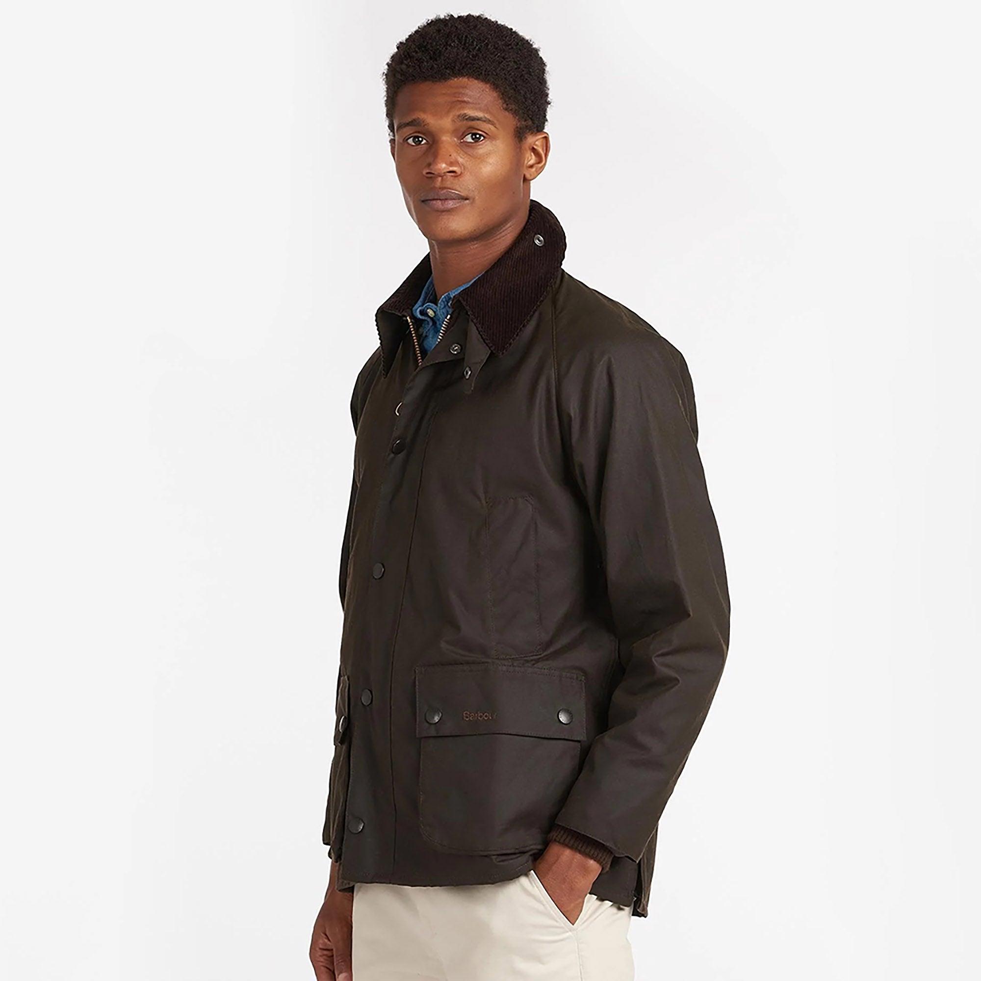 Product image 2 of 6 of Barbour Men's Classic Bedale Waxed Jacket - Olive
