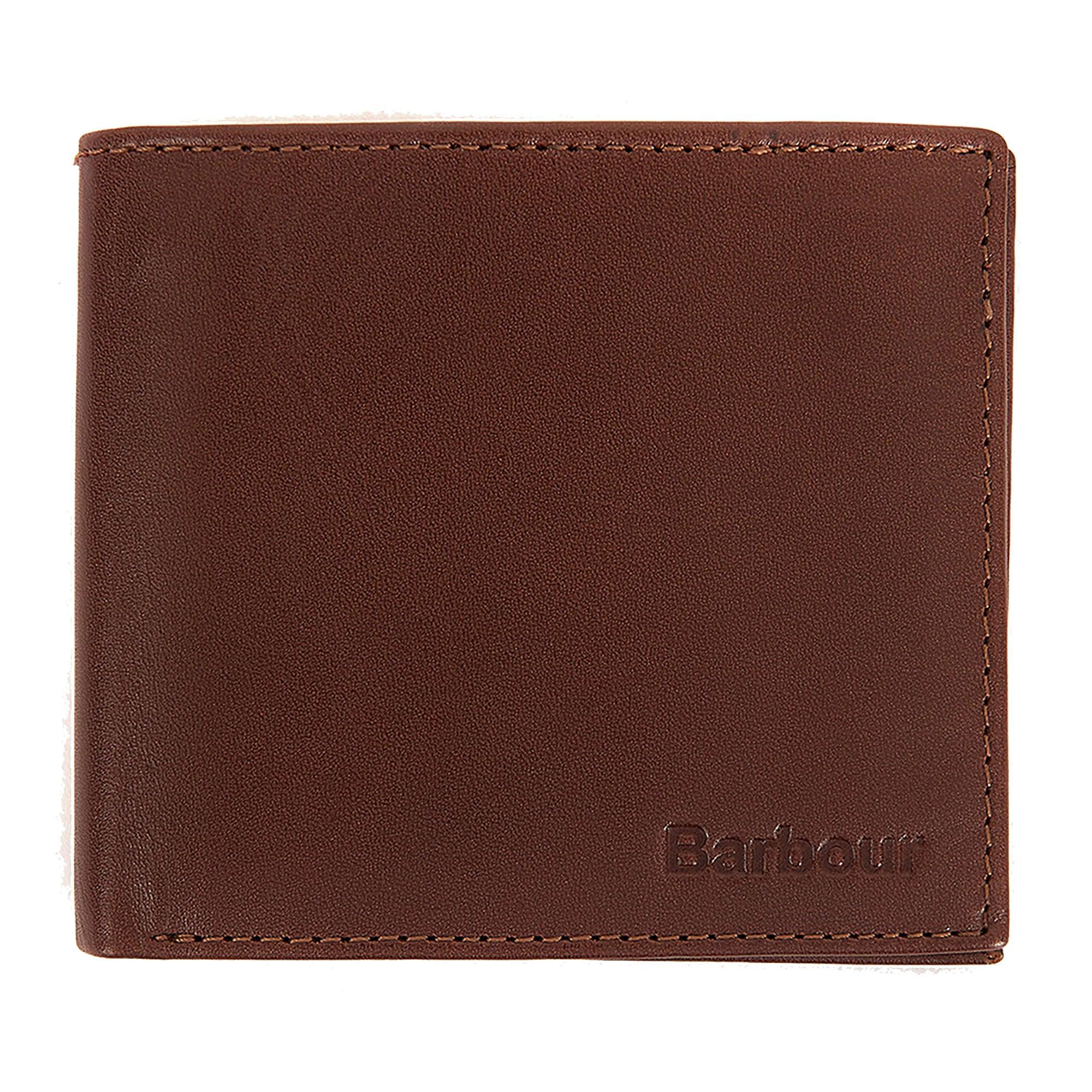 Product image 1 of 6 of Barbour Men's Colwell Leather Billfold Wallet - Brown/Classic