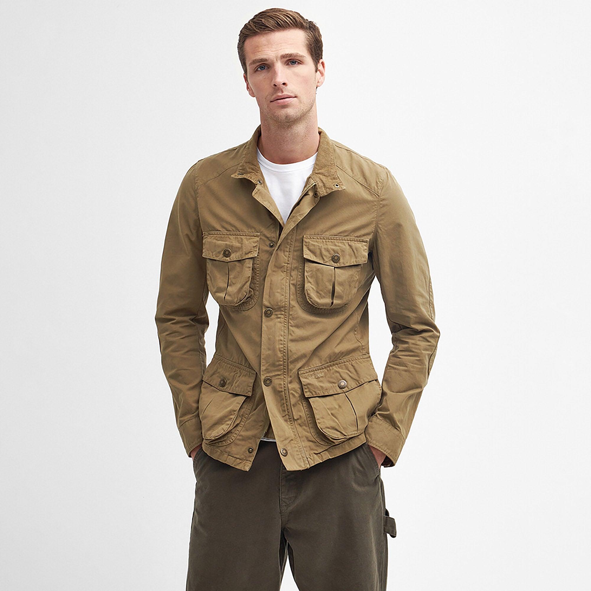Product image 2 of 8 of Barbour Men's Corbridge Casual Jacket - Bleached Olive