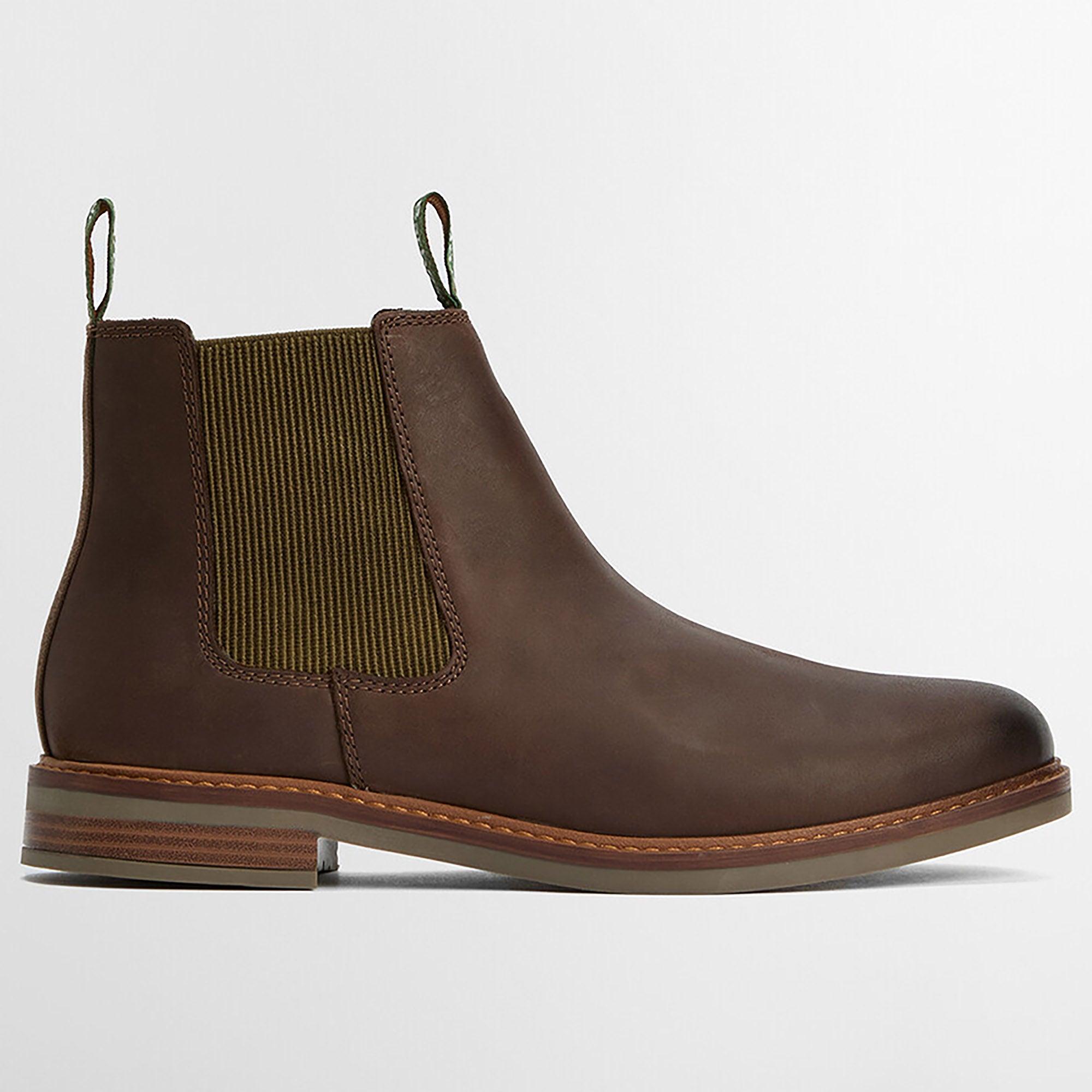 Product image 1 of 6 of Barbour Men's Farsley Chelsea Boots - Choco