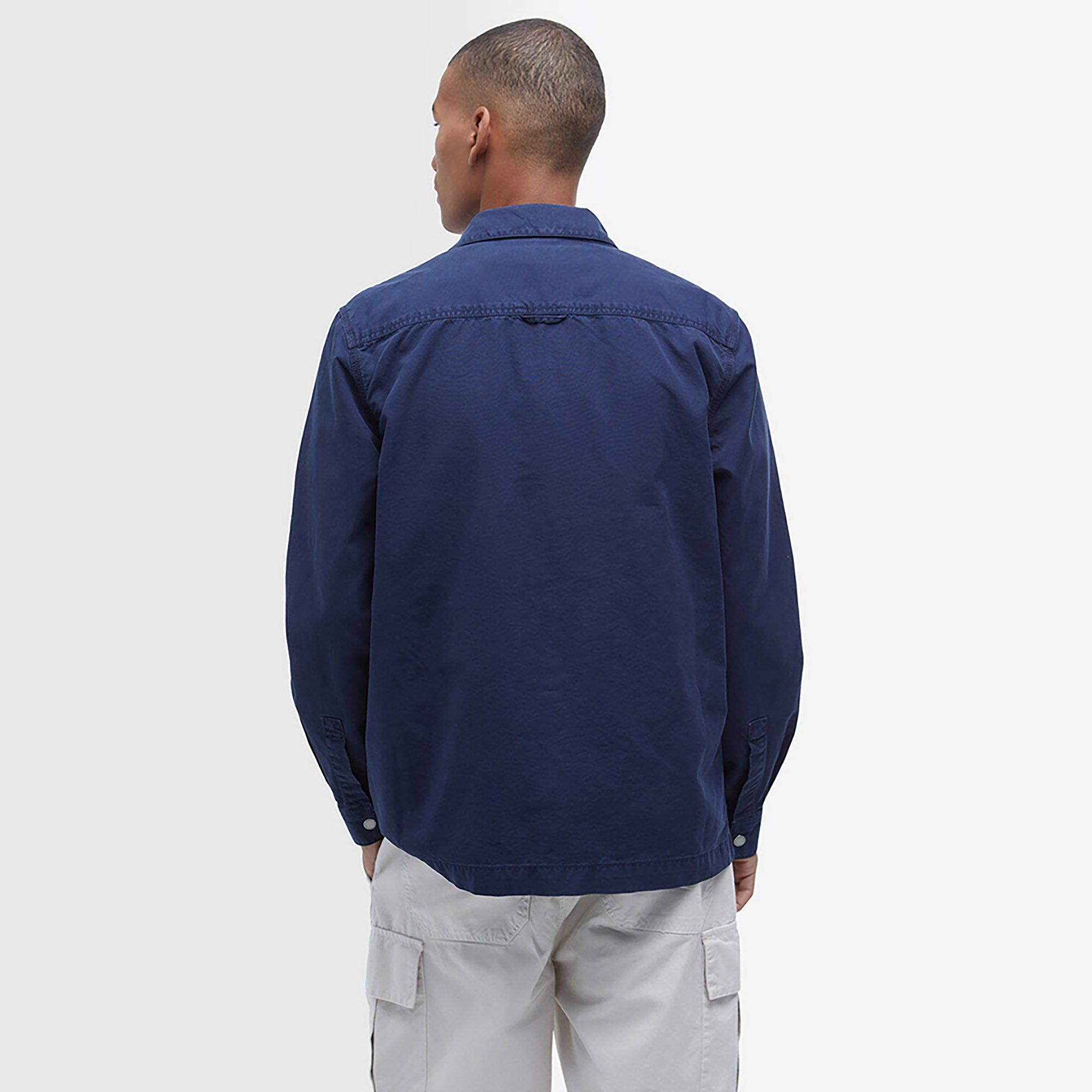 Product image 4 of 7 of Barbour Men's Grindle Cargo Overshirt - Navy