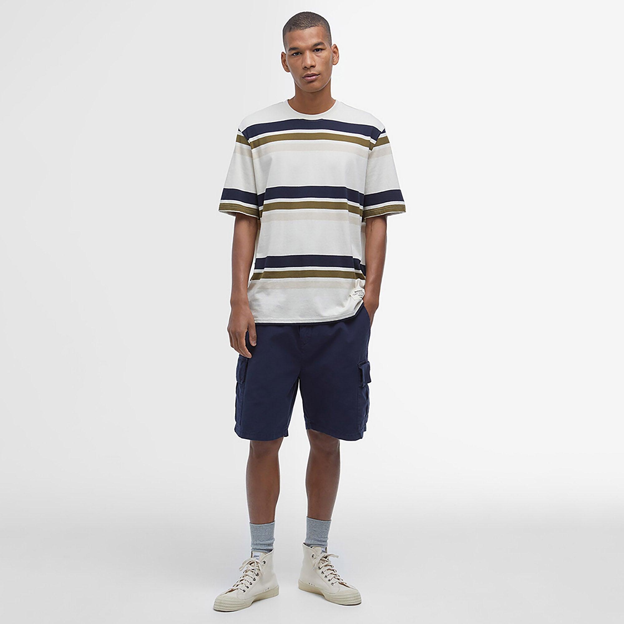 Product image 2 of 7 of Barbour Men's Grindle Cargo Relaxed Shorts - Navy