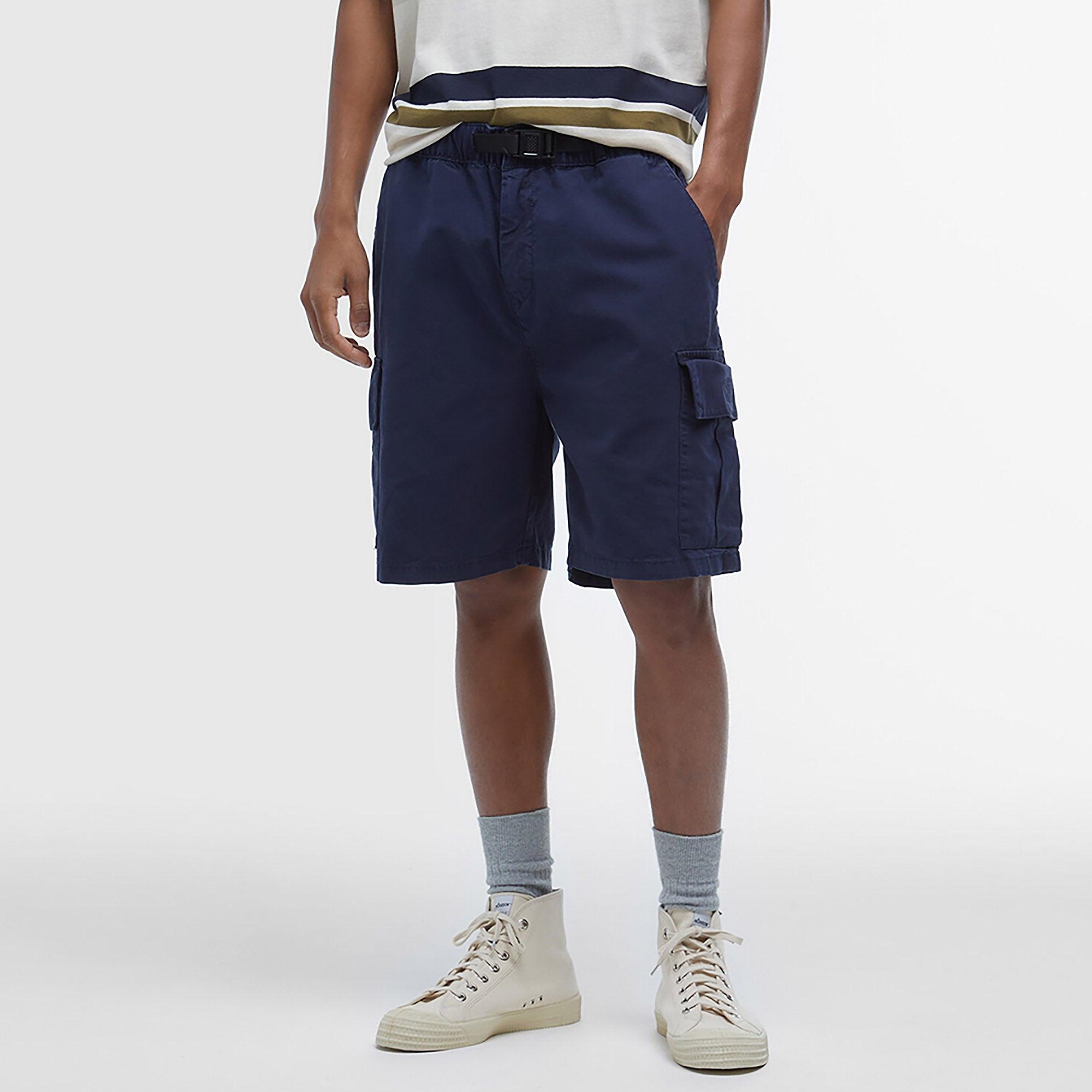 Product image 3 of 7 of Barbour Men's Grindle Cargo Relaxed Shorts - Navy