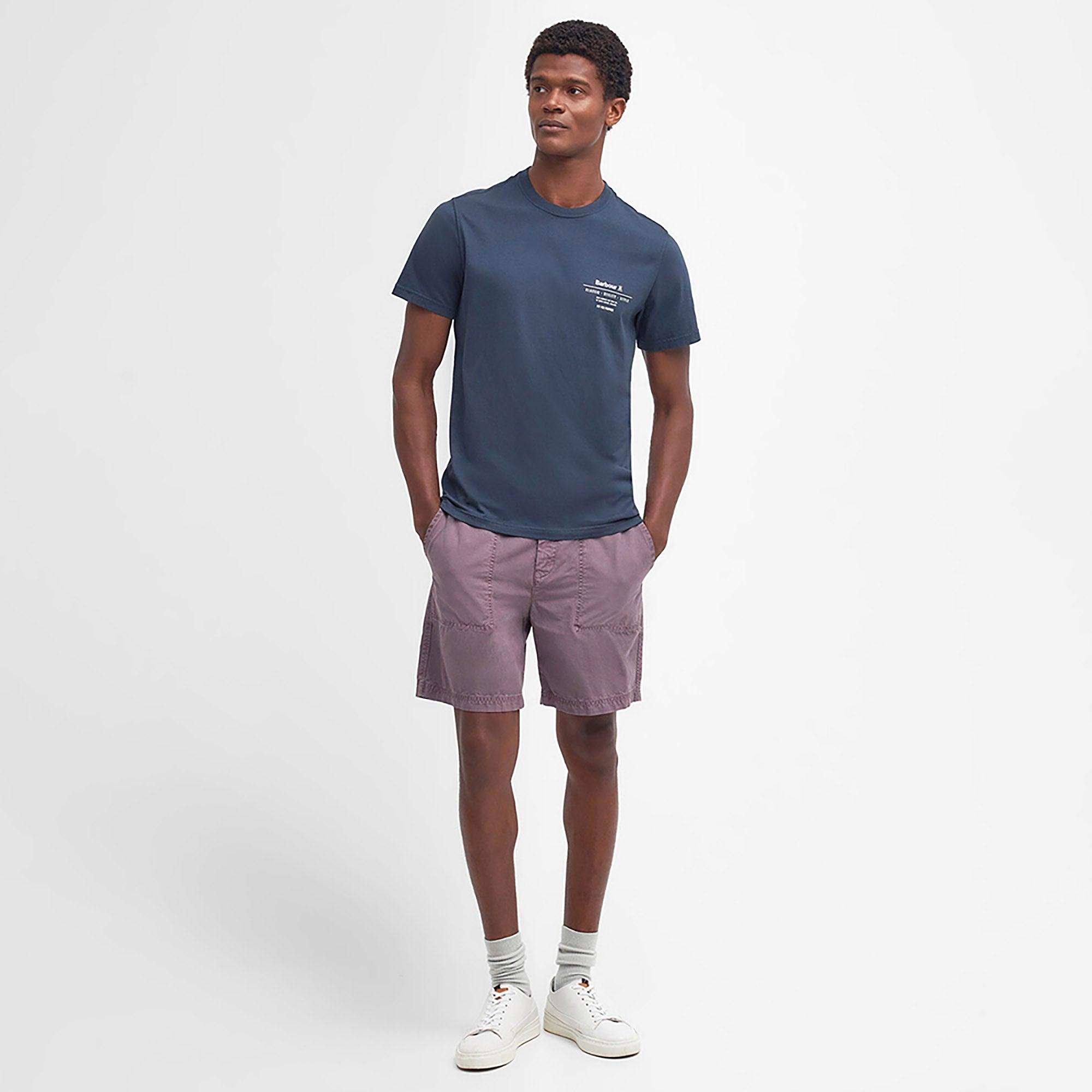 Product image 3 of 6 of Barbour Men's Hickling Tailored Fit T-Shirt - Navy