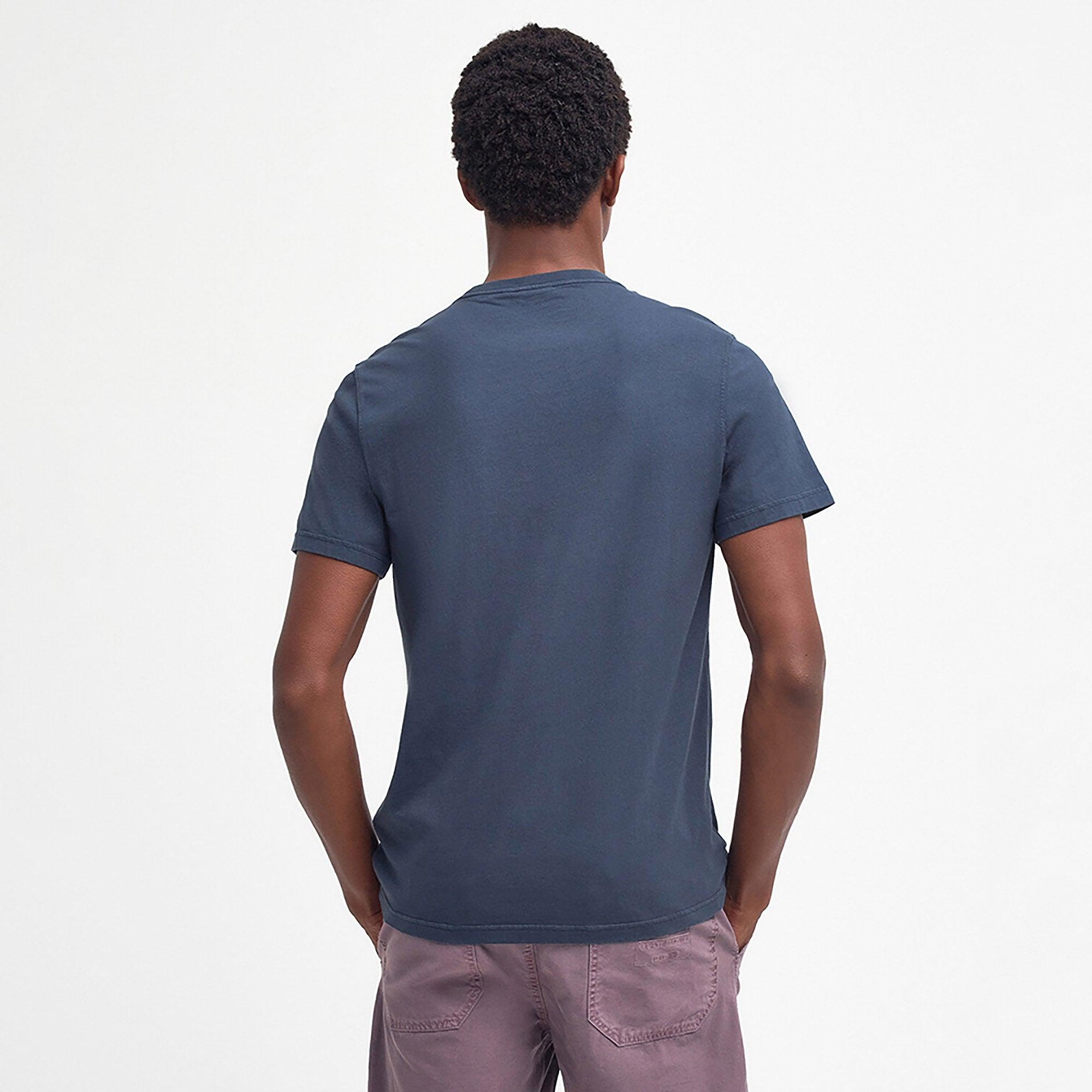 Product image 4 of 6 of Barbour Men's Hickling Tailored Fit T-Shirt - Navy
