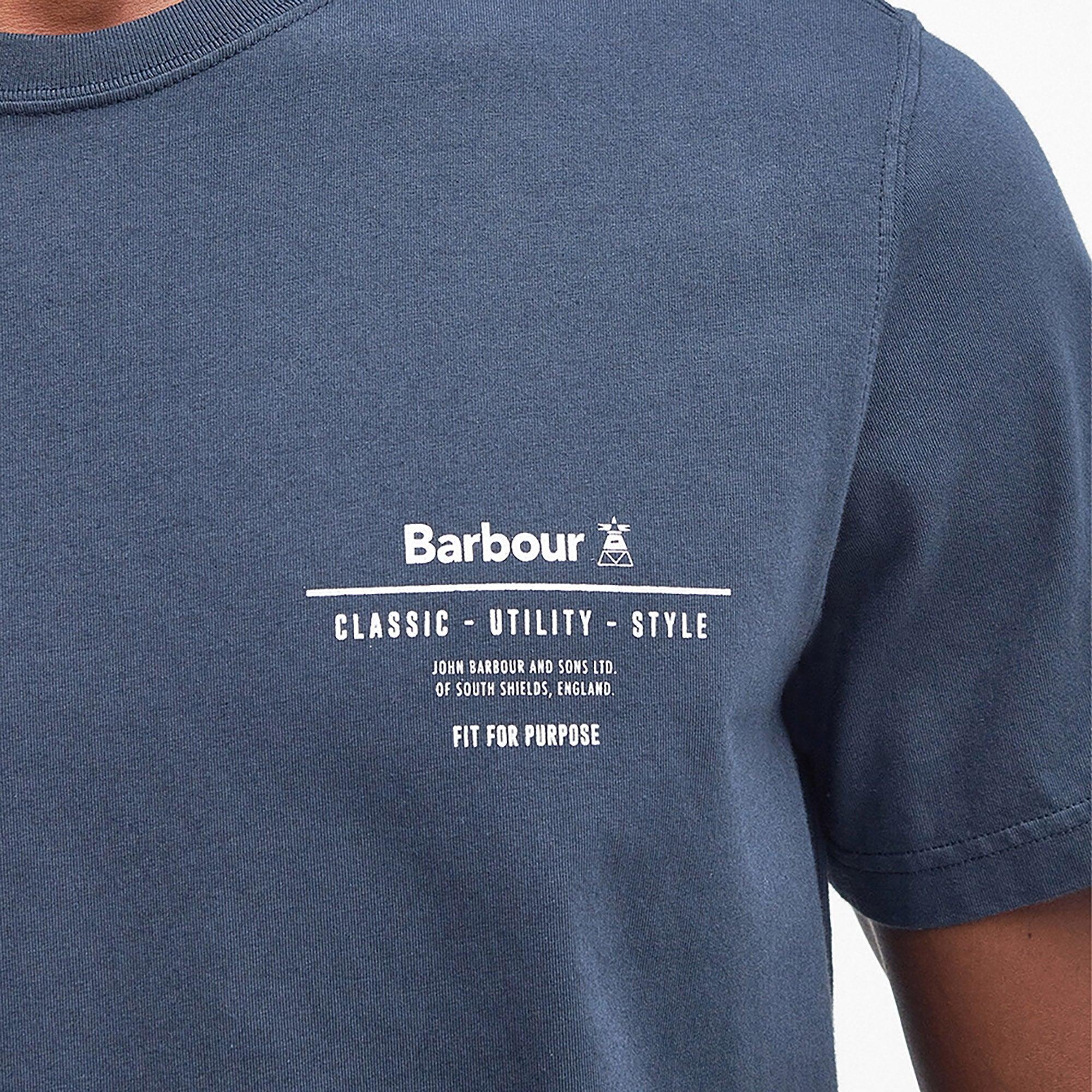 Product image 6 of 6 of Barbour Men's Hickling Tailored Fit T-Shirt - Navy