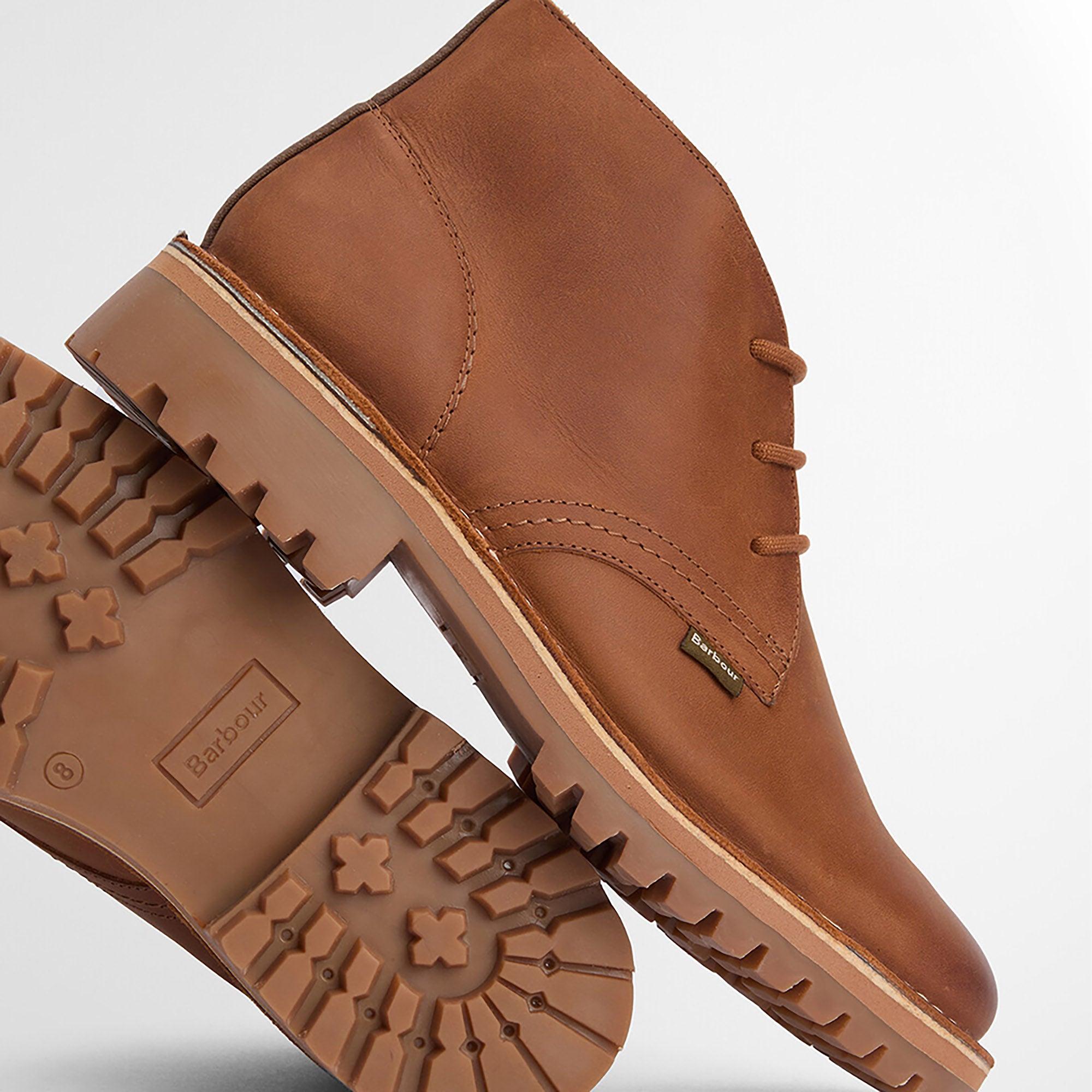 Product image 4 of 7 of Barbour Men's Hobart Chukka Boots - Cognac