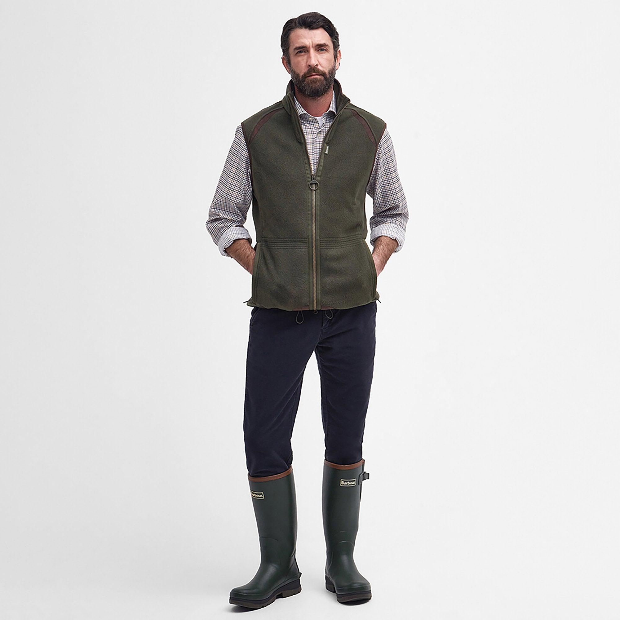 Product image 3 of 8 of Barbour Men's Langdale Fleece Gilet - Olive