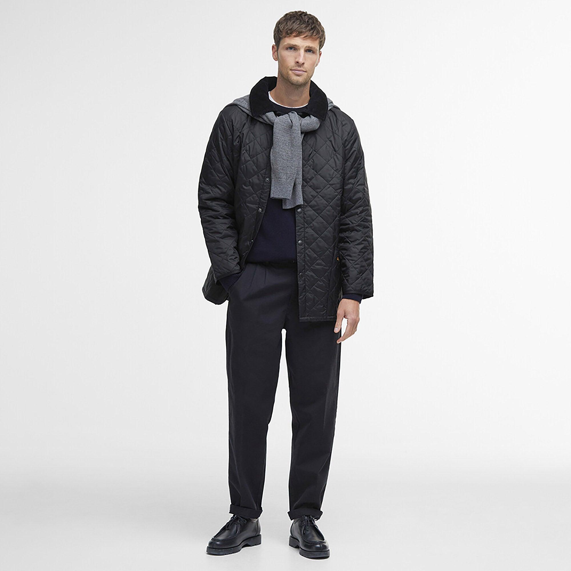 Product image 3 of 8 of Barbour Men's Liddesdale Quilted Jacket - Black