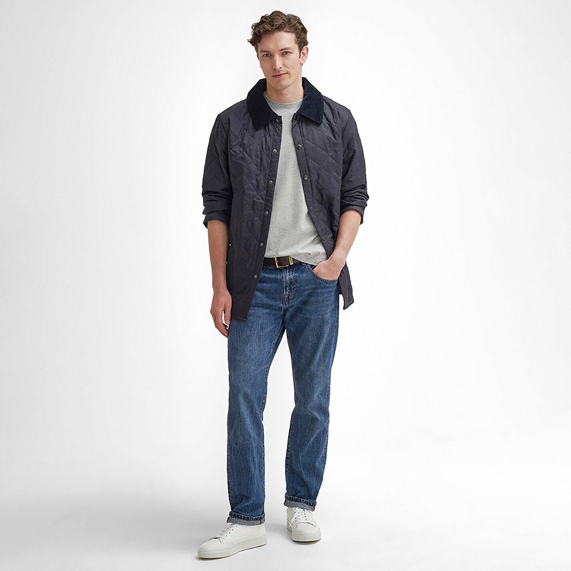 Product image 3 of 7 of Barbour Men's Liddesdale Quilted Jacket - Navy