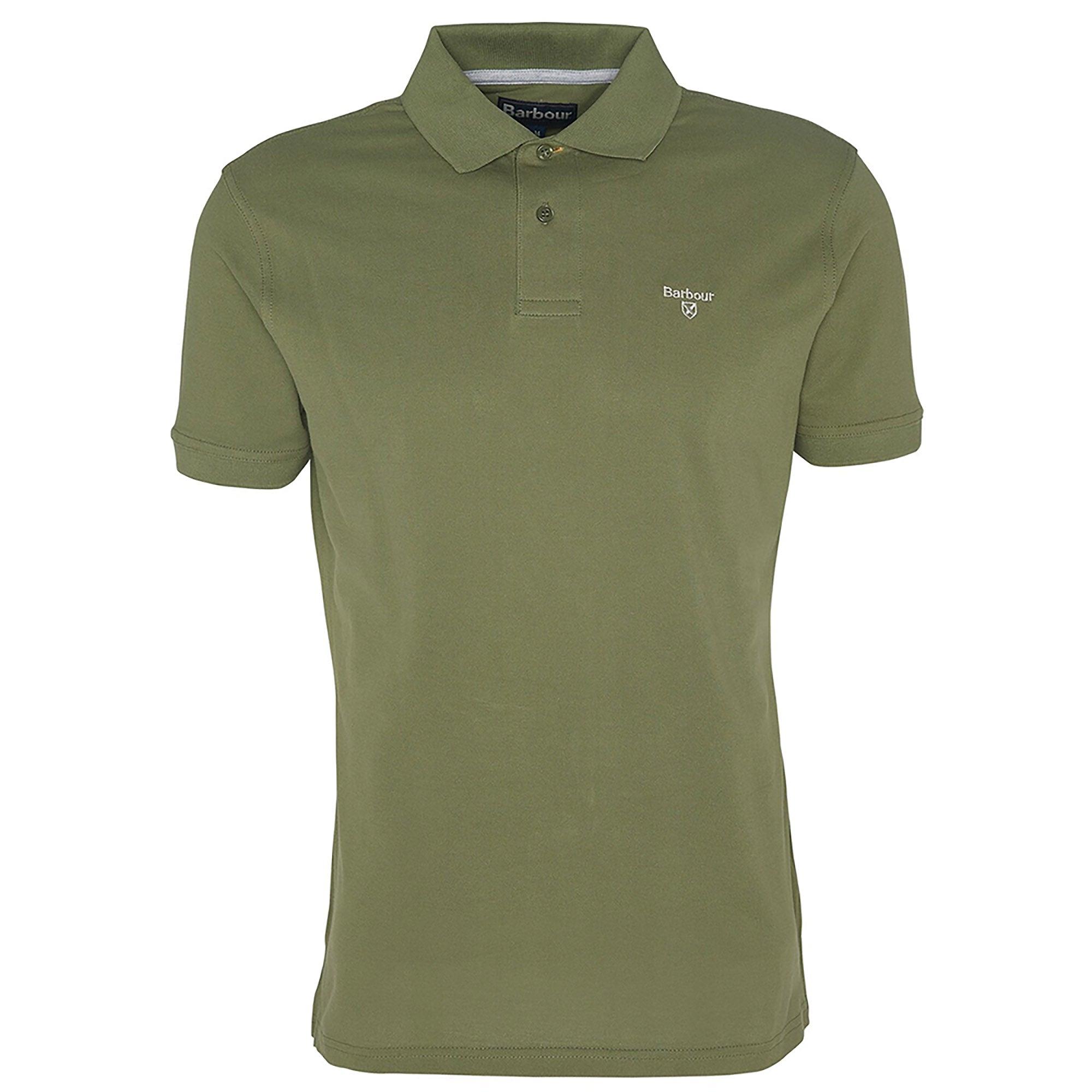 Product image 1 of 6 of Barbour Men's Lightweight Sports Polo Shirt - Burnt Olive