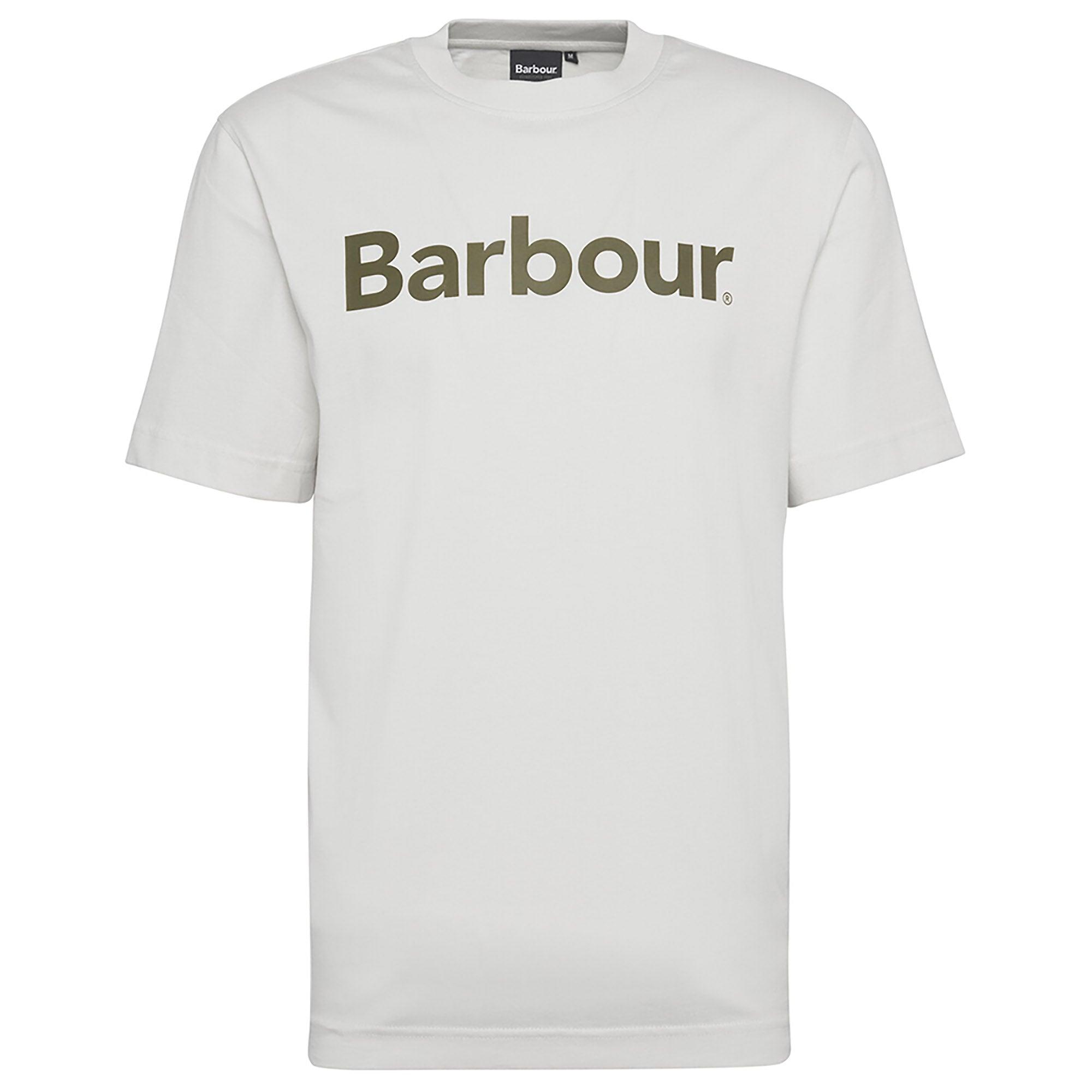 Product image 1 of 5 of Barbour Men's Logo Relaxed Fit T-Shirt - Antique White