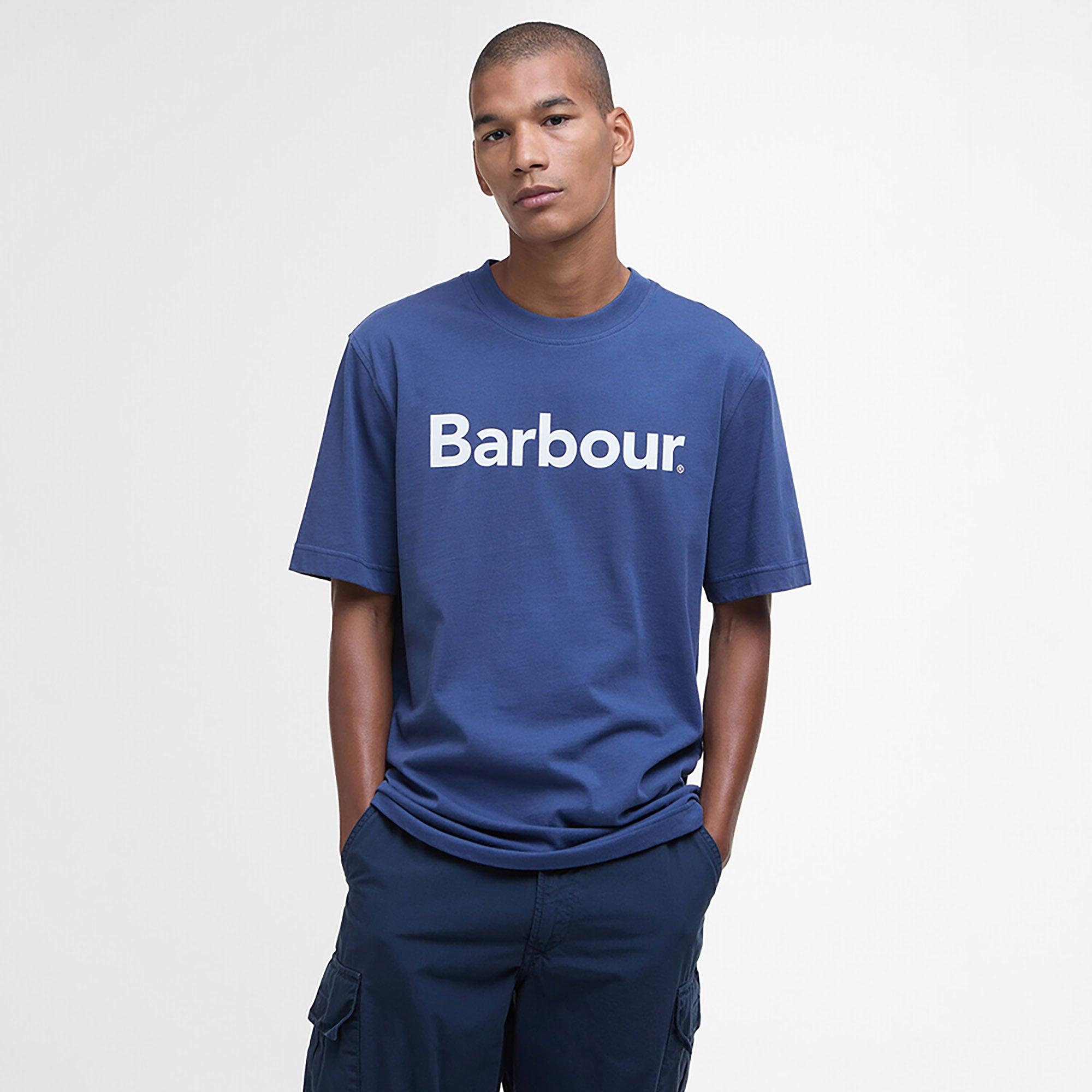 Product image 2 of 6 of Barbour Men's Logo Relaxed Fit T-Shirt - Oceana