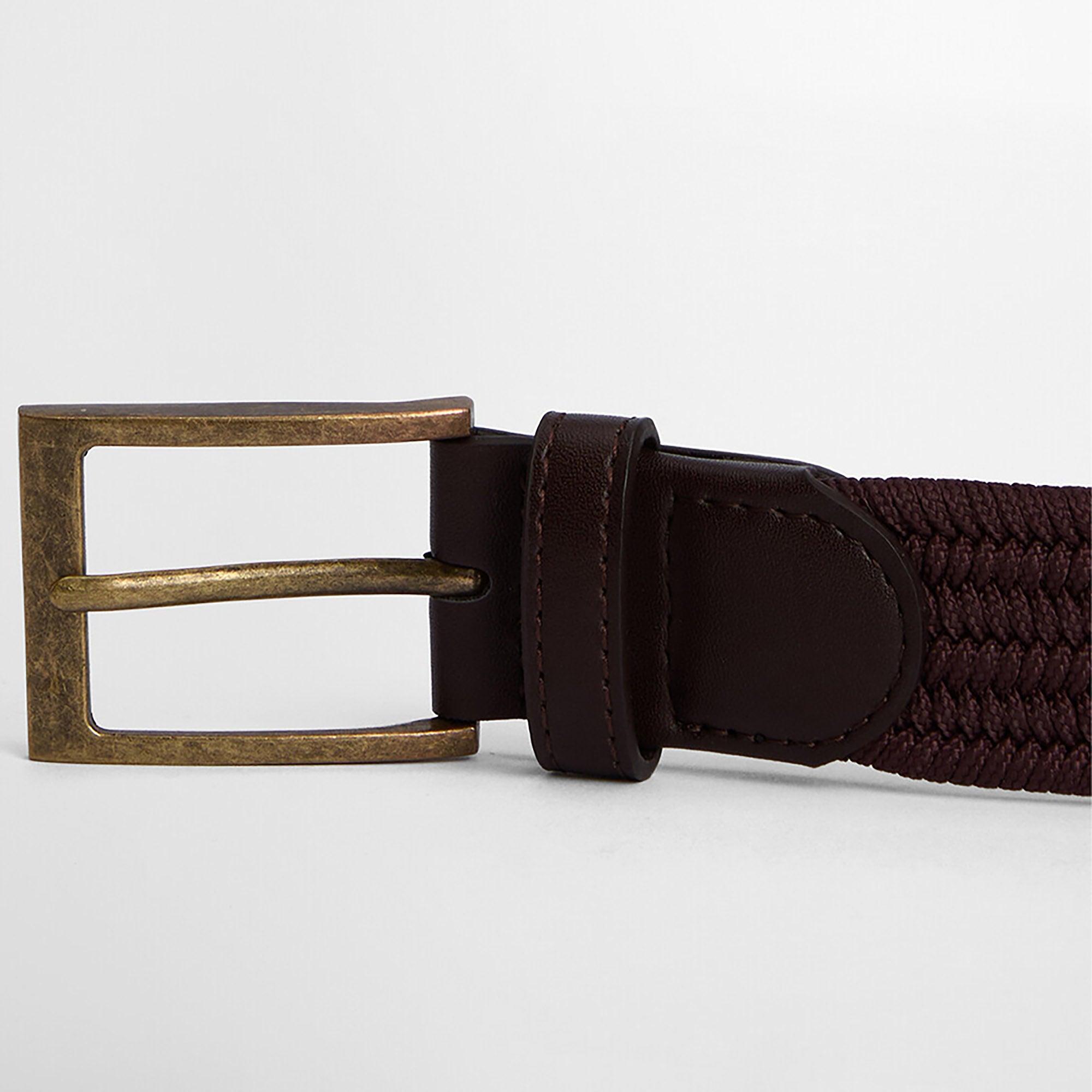 Product image 2 of 3 of Barbour Men's Nevis Stretch Webbing Belt - Burnt Heather
