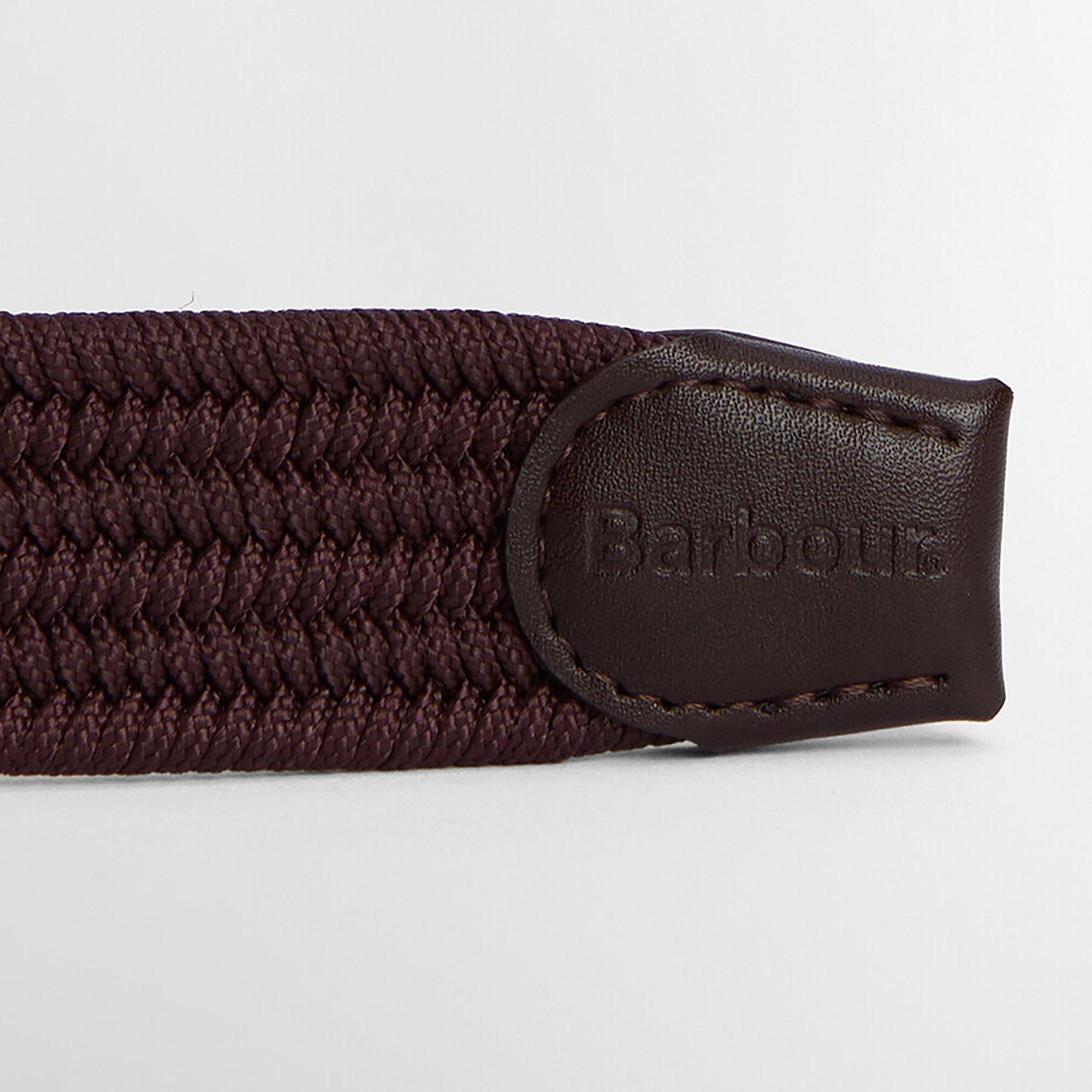 Product image 3 of 3 of Barbour Men's Nevis Stretch Webbing Belt - Burnt Heather