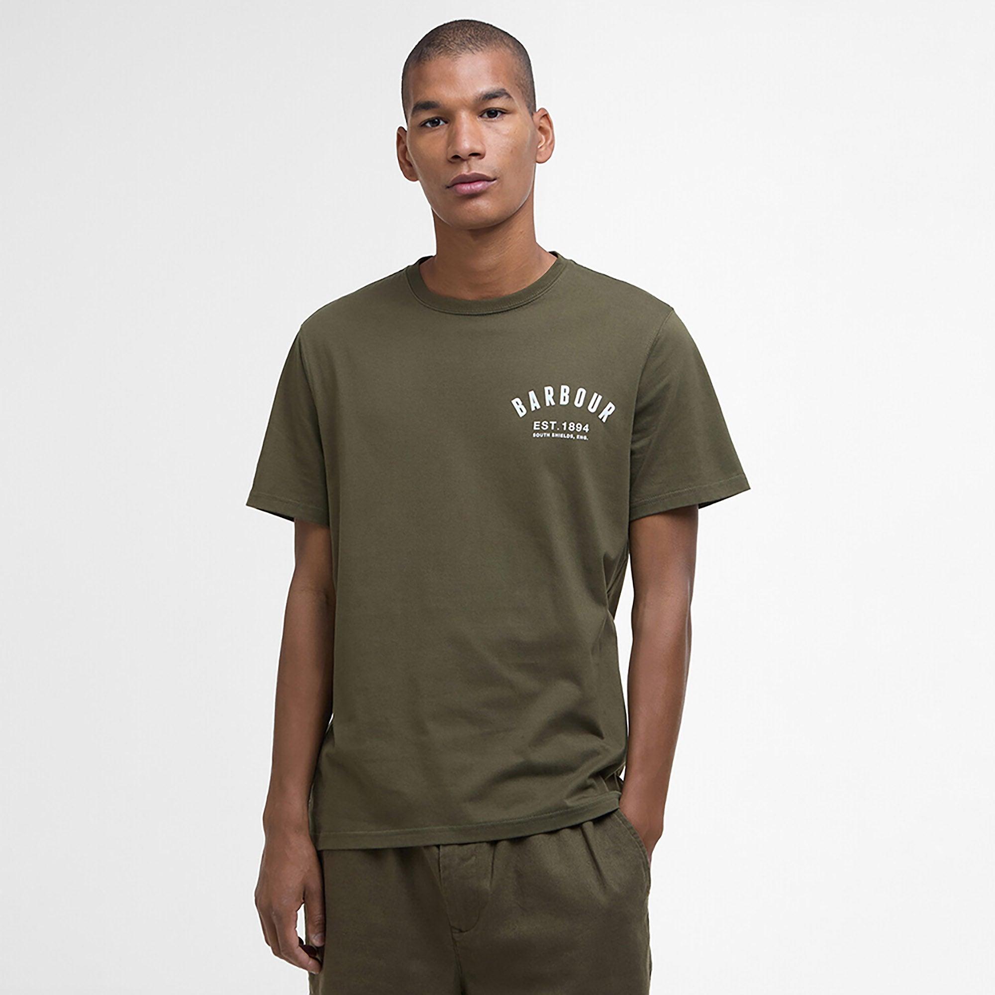 Product image 2 of 6 of Barbour Men's Preppy T-Shirt - Light Sage