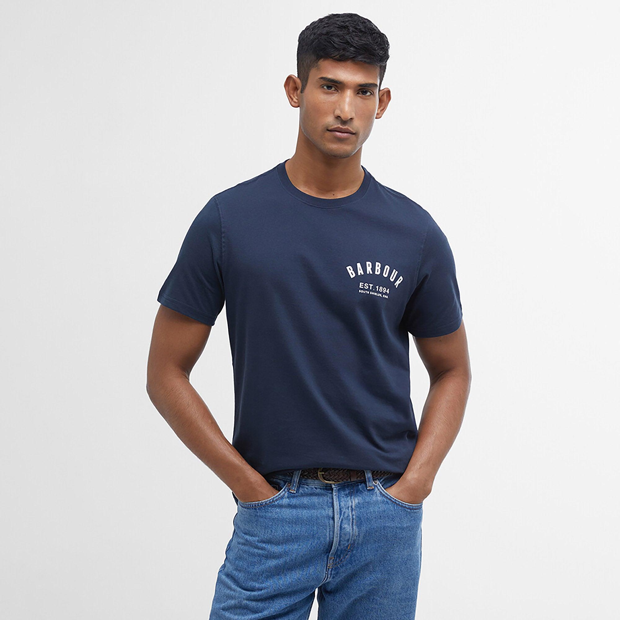 Product image 2 of 6 of Barbour Men's Preppy T-Shirt - New Navy
