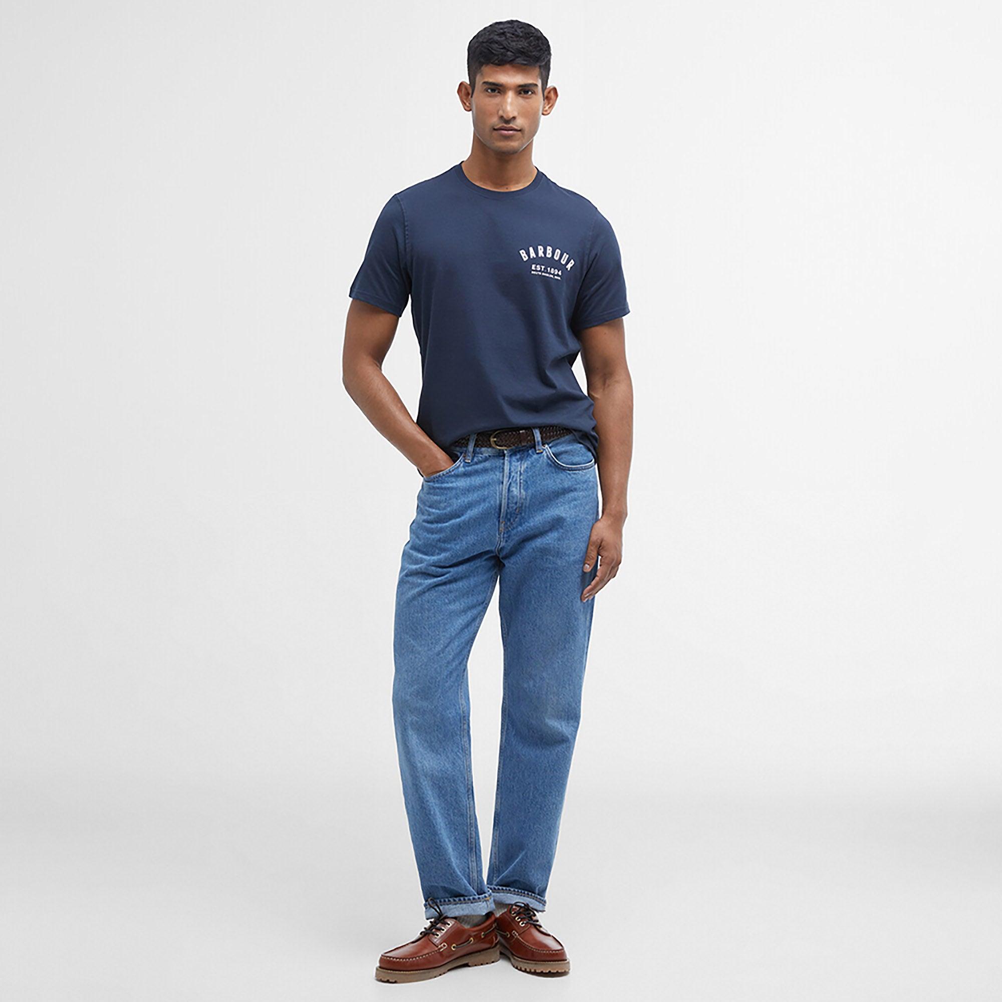 Product image 3 of 6 of Barbour Men's Preppy T-Shirt - New Navy
